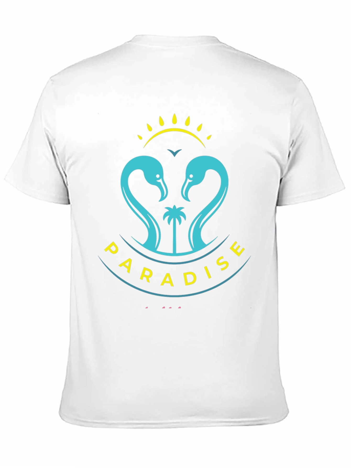 Paradise Flamingo Graphic T-Shirt - Tropical Summer Vibes