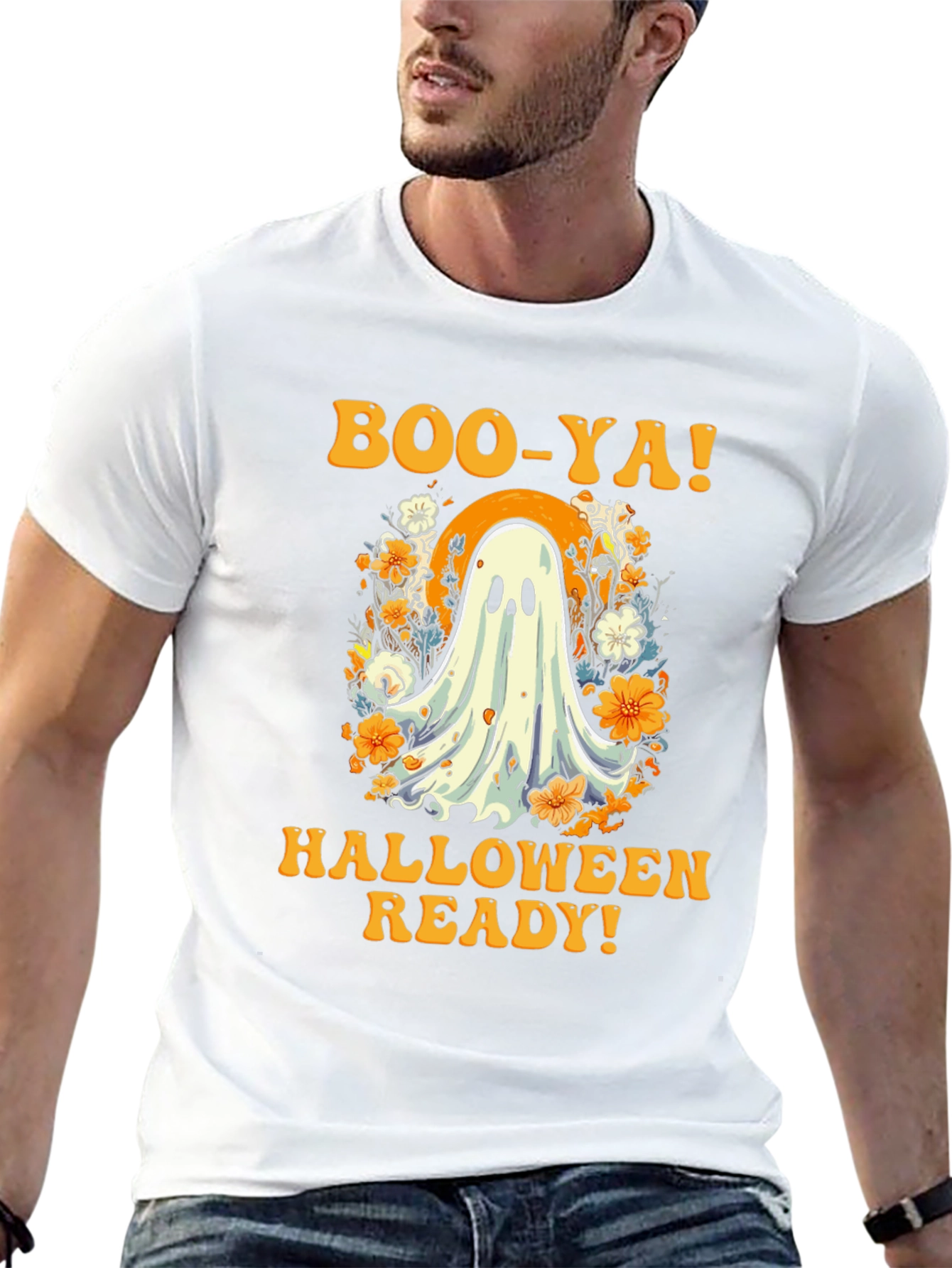 Boo-Ya! Halloween Ready Ghost T-Shirt