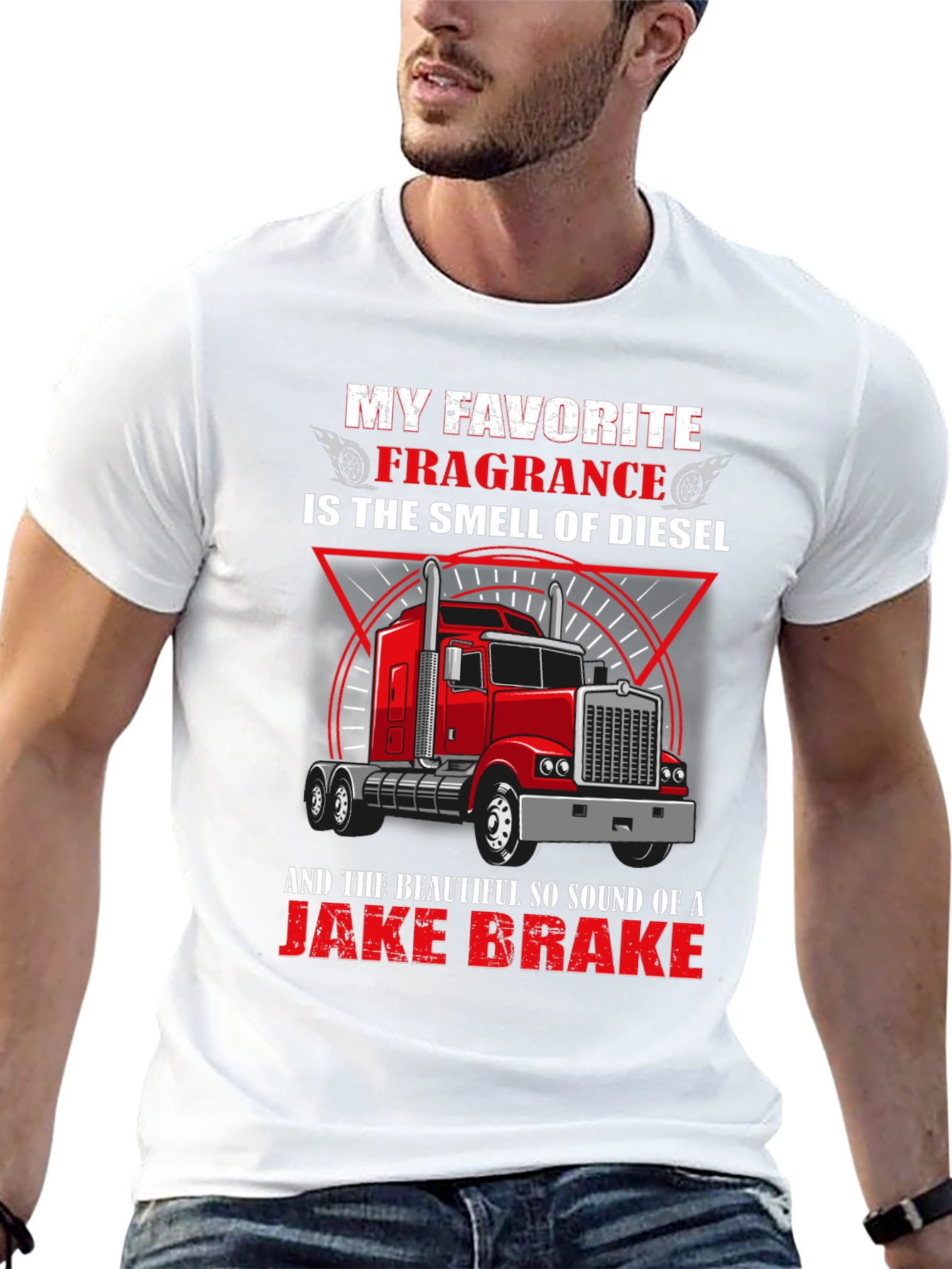 Diesel Smell T-Shirt - Jake Brake Trucker Tee