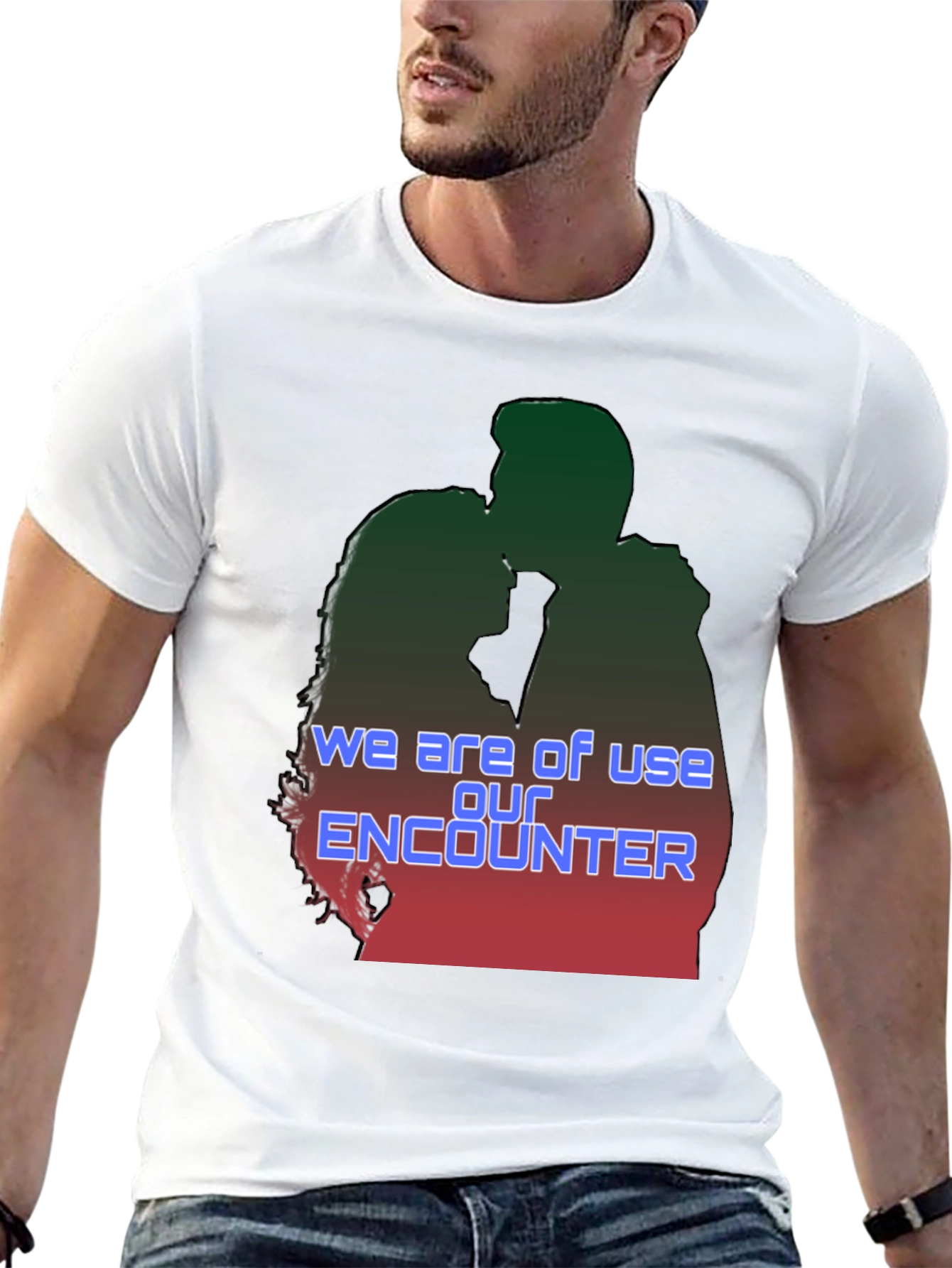 Romantic Encounter Graphic T-Shirt