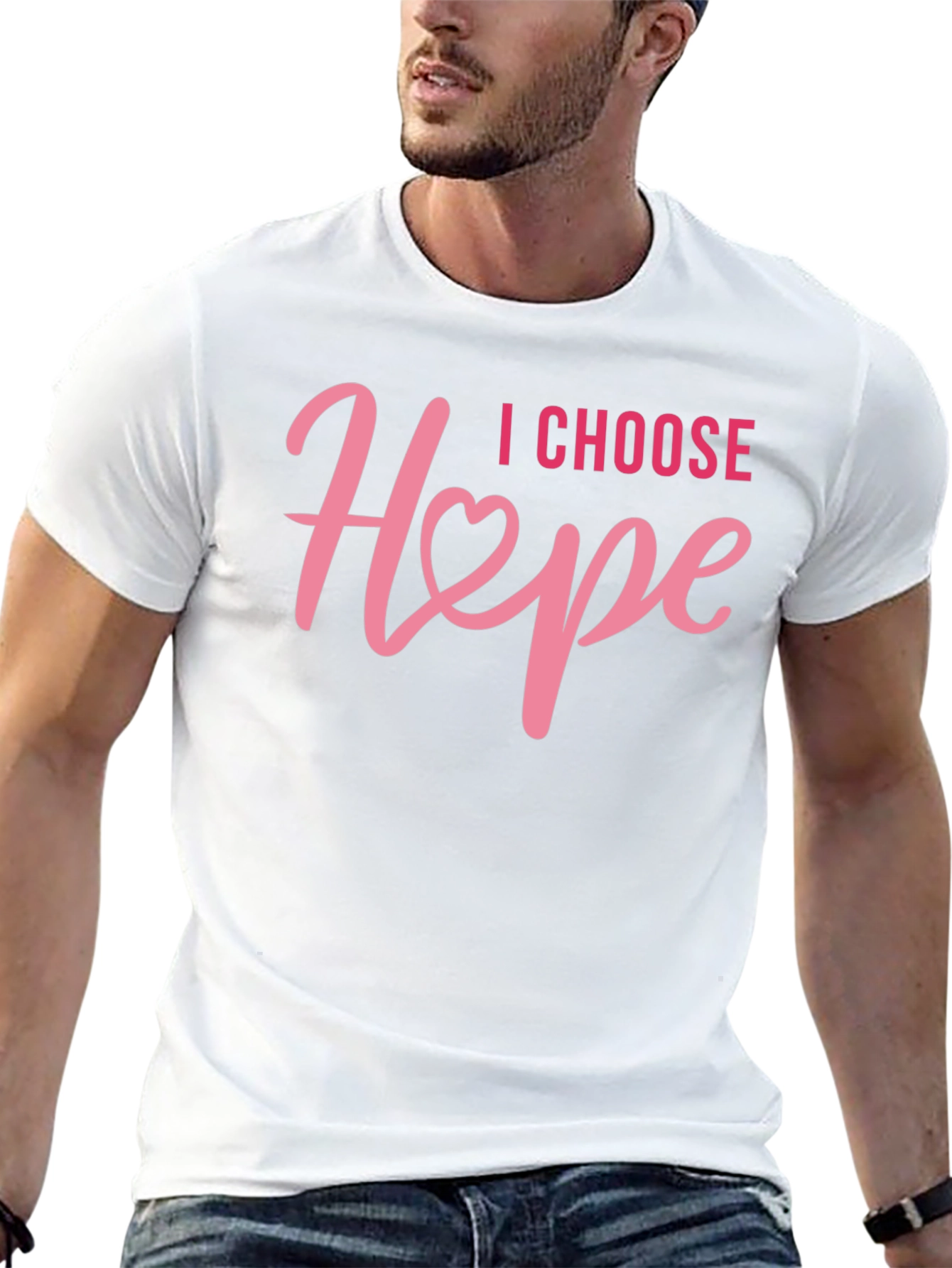 I Choose Hope T-Shirt - Breast Cancer Awareness