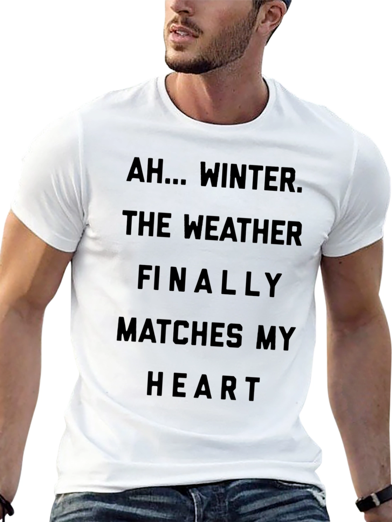 Winter Heart T-Shirt - Dark Humor Apparel