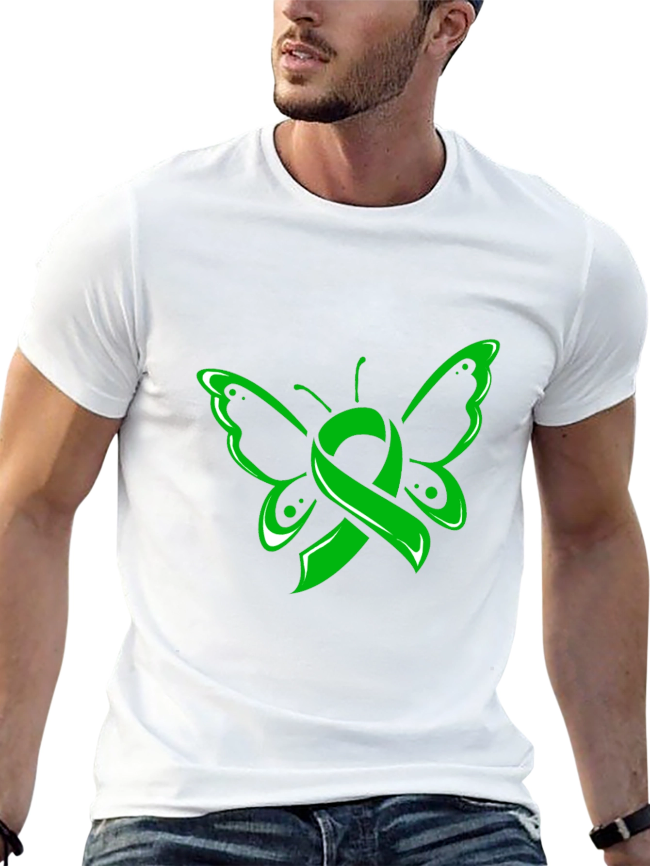 Butterfly Ribbon Graphic Tee
