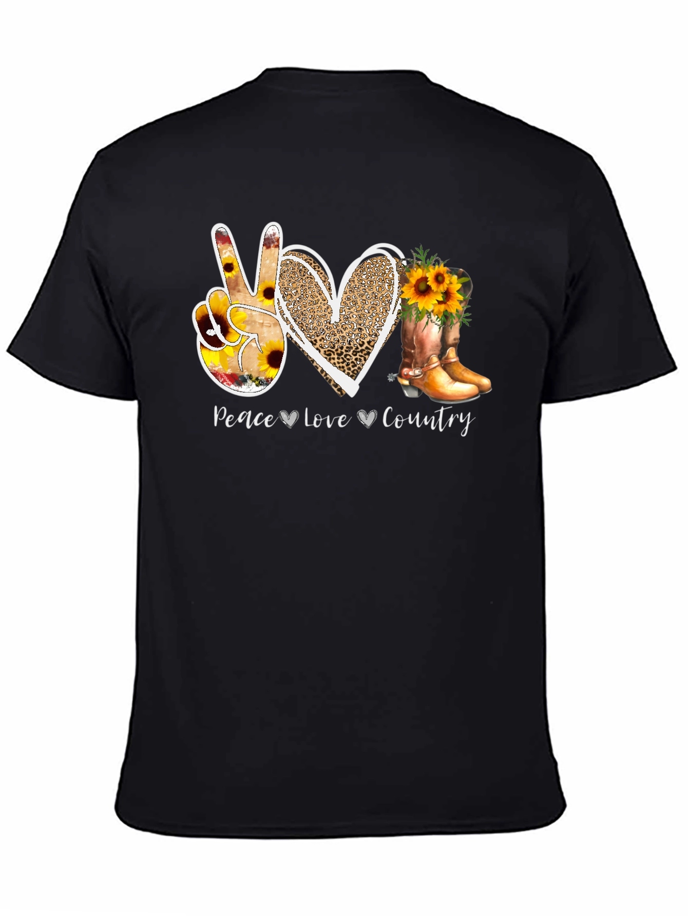 Peace Love Country Graphic Tee
