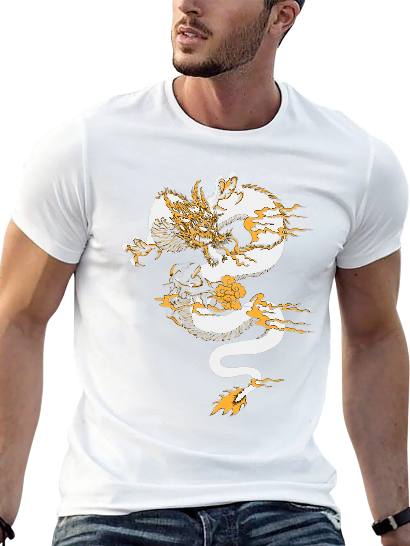 Dragon Graphic Tee - Black T-Shirt