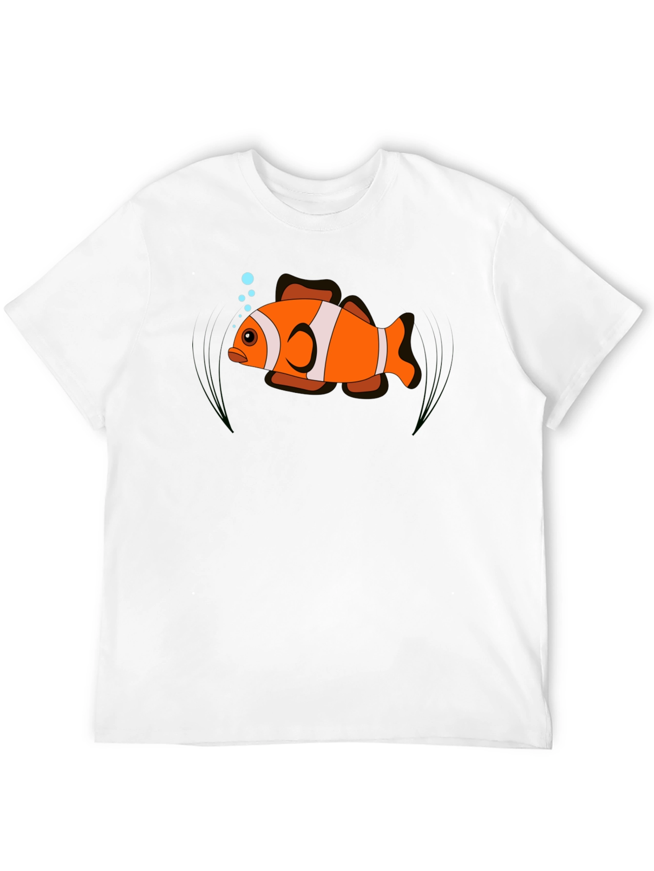 Clownfish Graphic Tee - Black Unisex T-Shirt