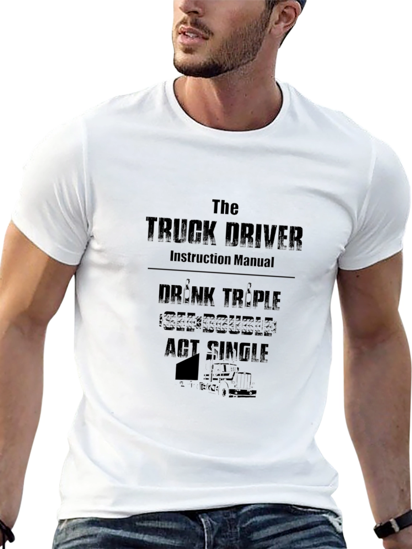 Truck Driver Instruction Manual Novelty T-Shirt