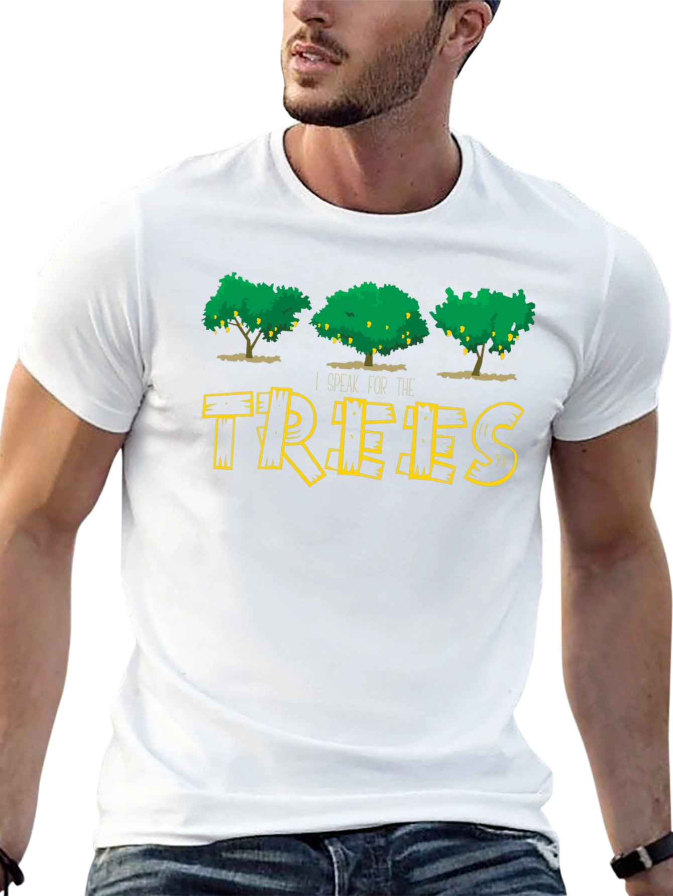 I Speak For The Trees Black T-Shirt