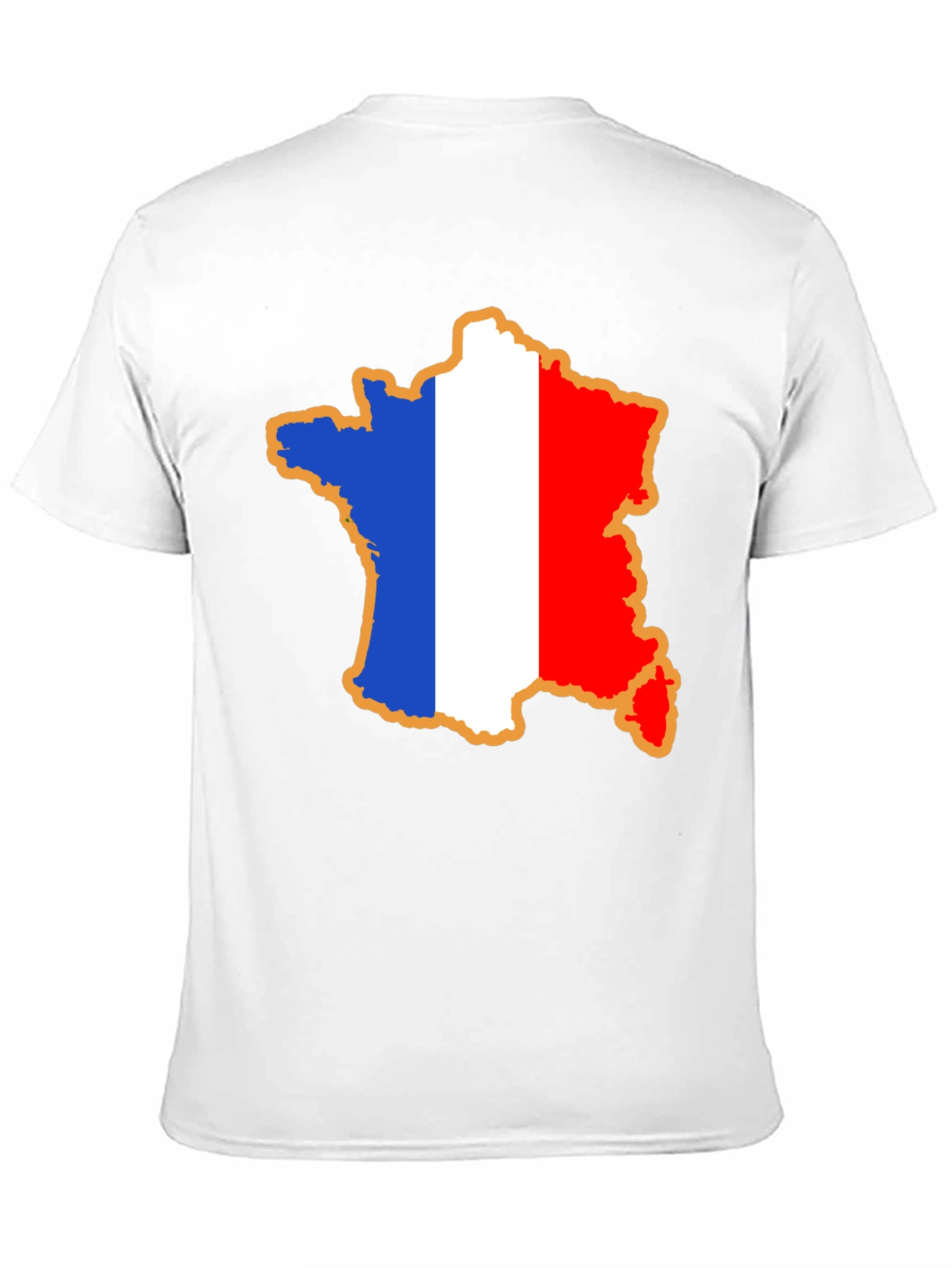France Flag Map T-Shirt