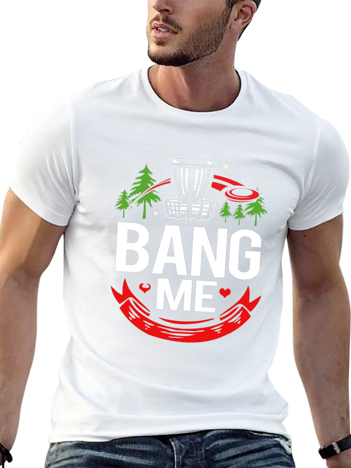 Bang Me Disc Golf T-Shirt Funny Golfing Tee