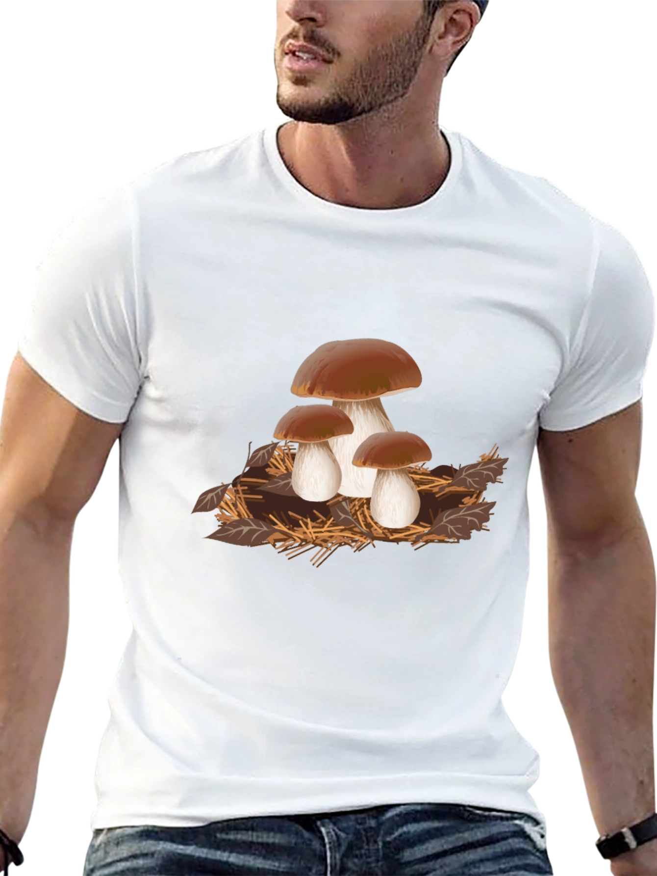Mushroom Graphic T-Shirt