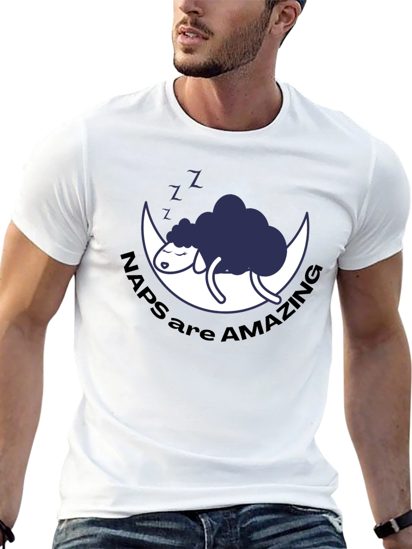 Naps Are Amazing Sheep Moon T-Shirt