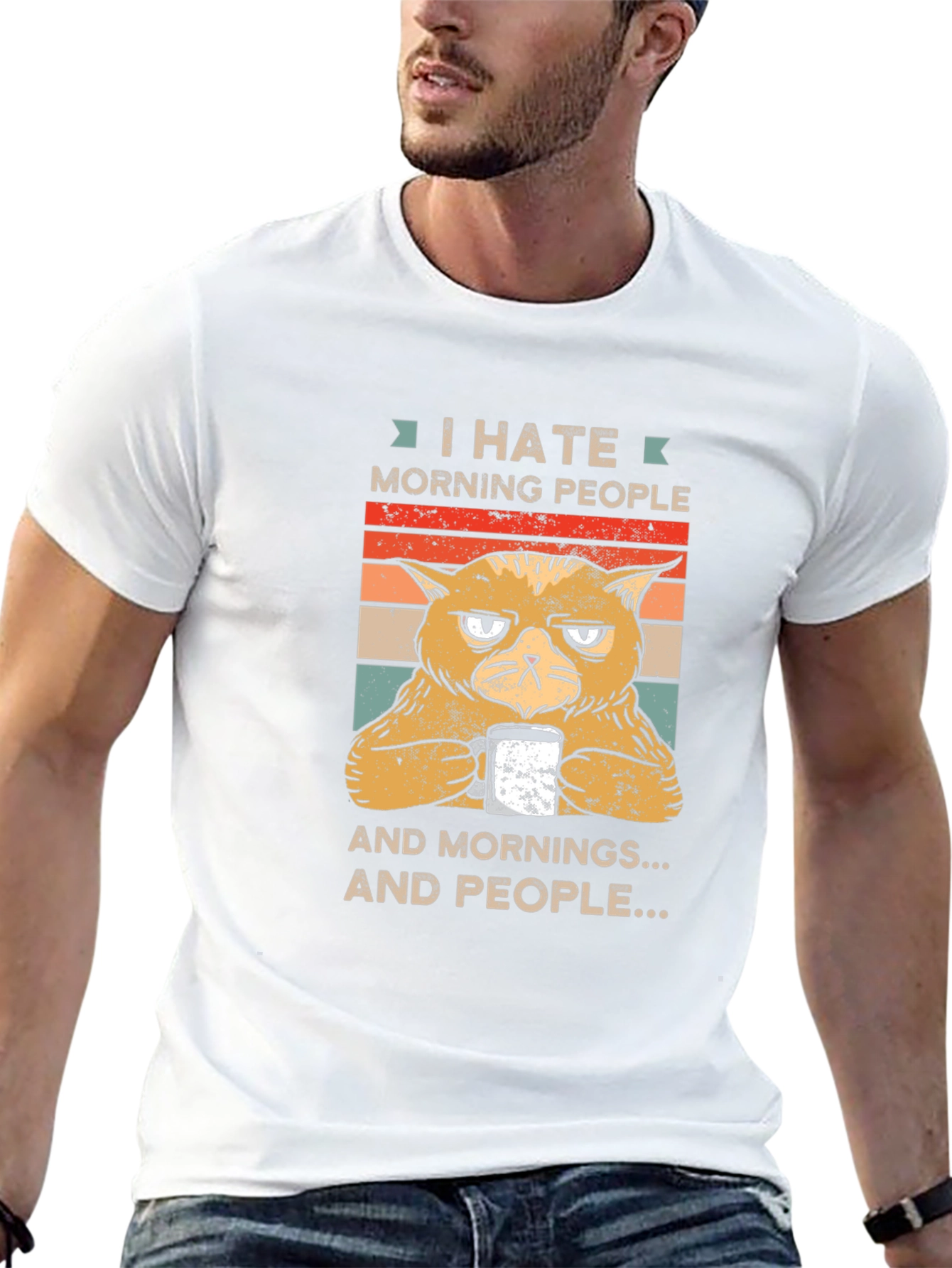 I Hate Morning People Graphic T-Shirt