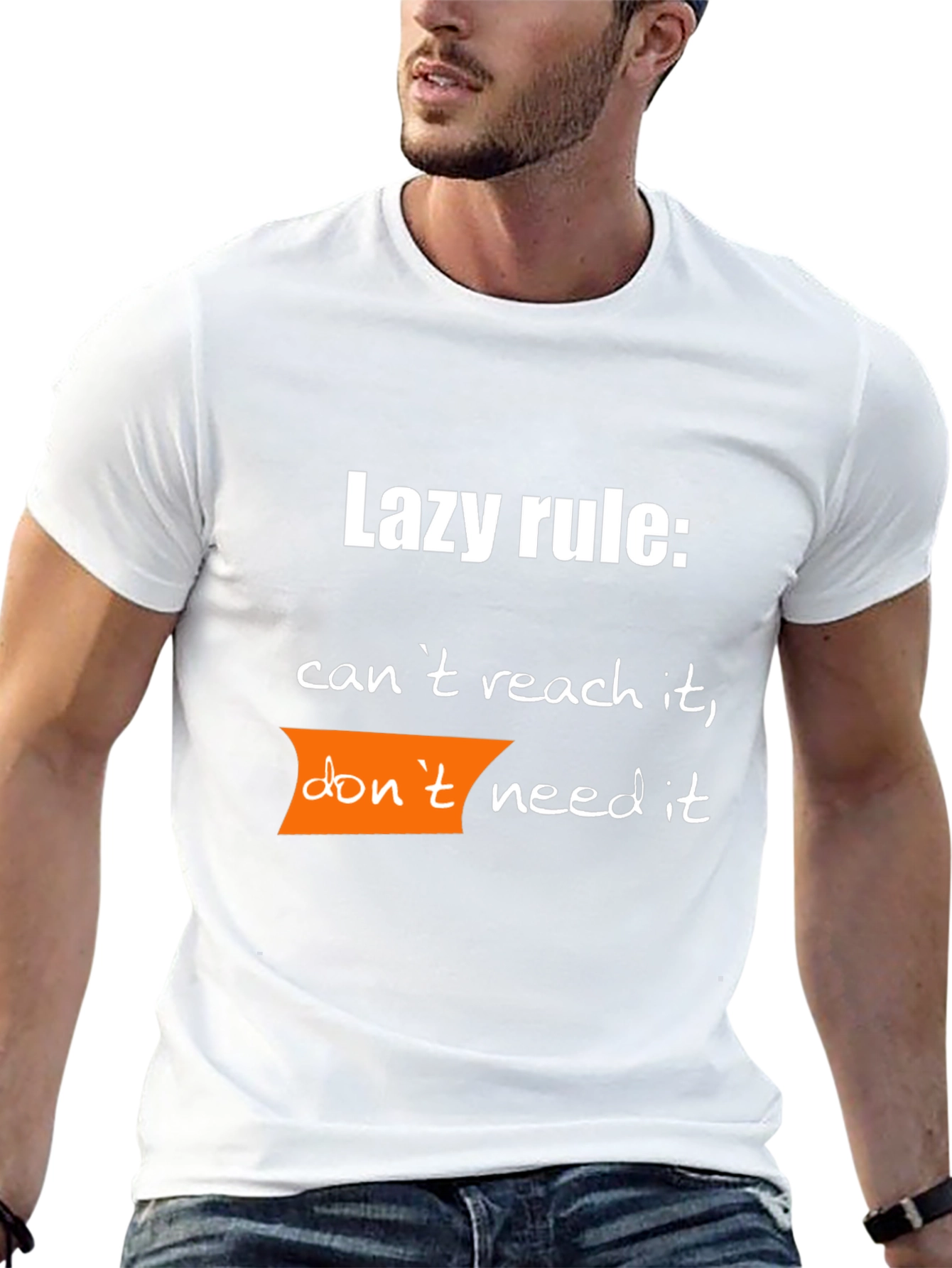 Lazy Rule Funny Graphic T-Shirt