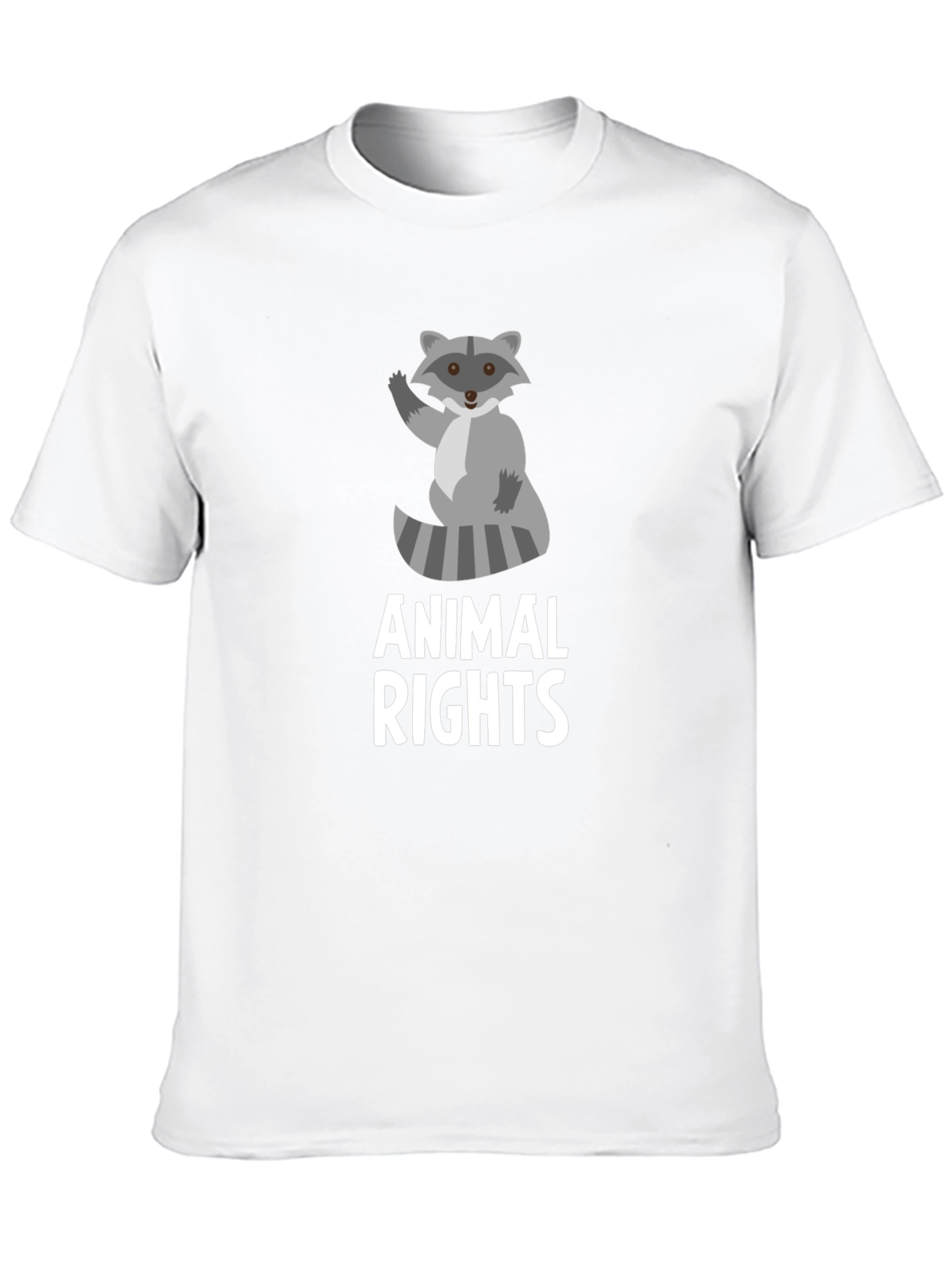 Animal Rights Raccoon Graphic Tee