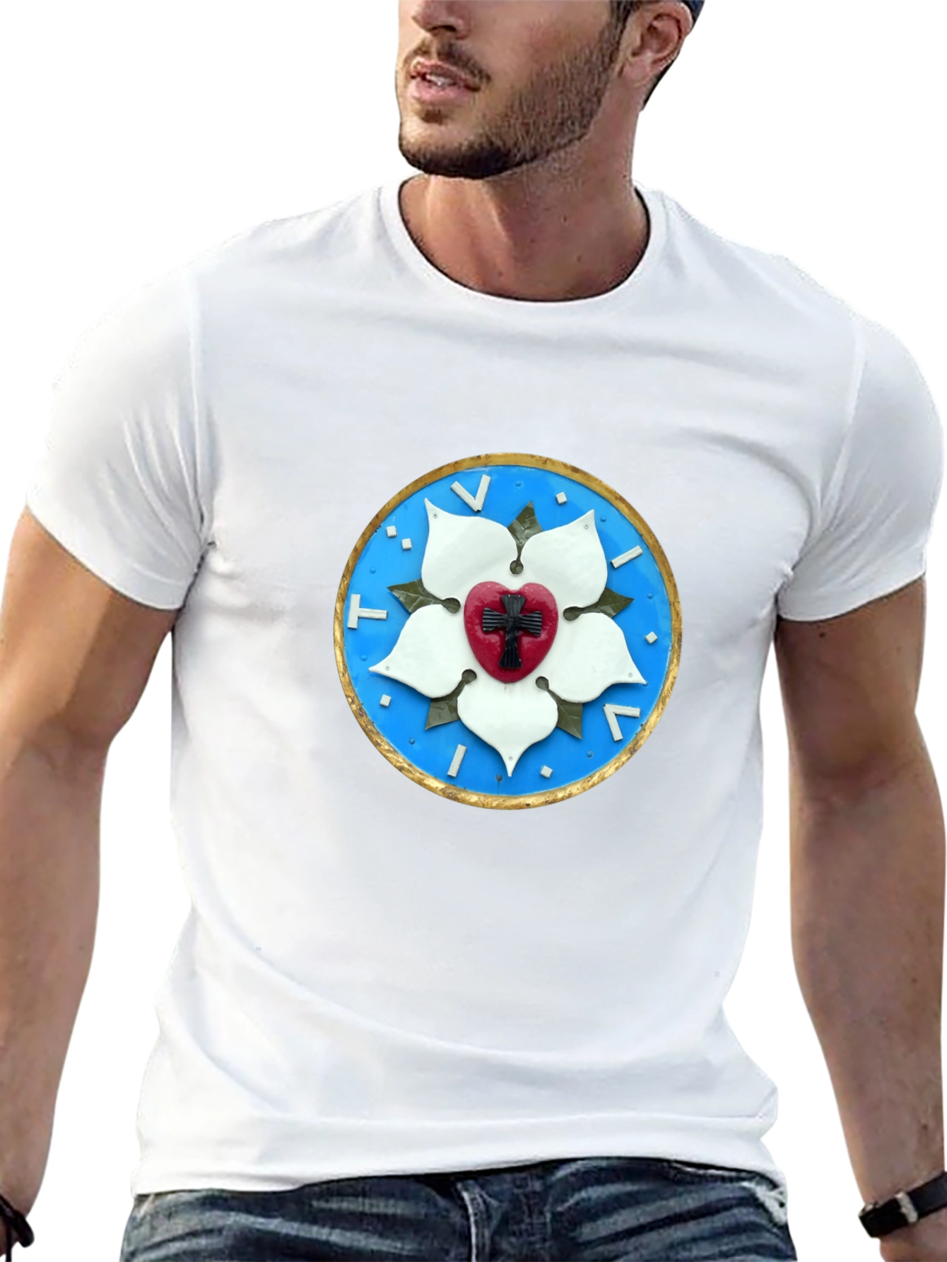 Luther Rose Seal Black T-Shirt