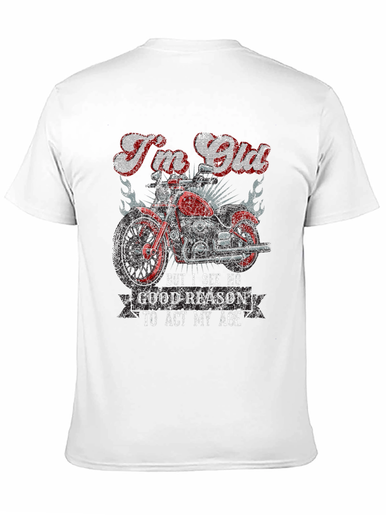 Im Old Motorcycle Graphic Tee