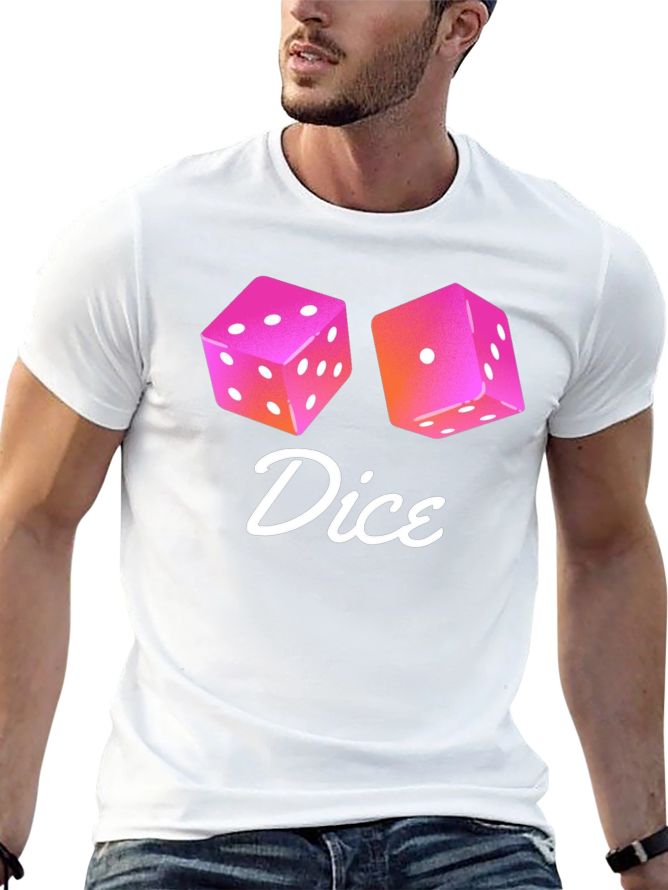 Dice Graphic T-Shirt - Lucky Roll Style
