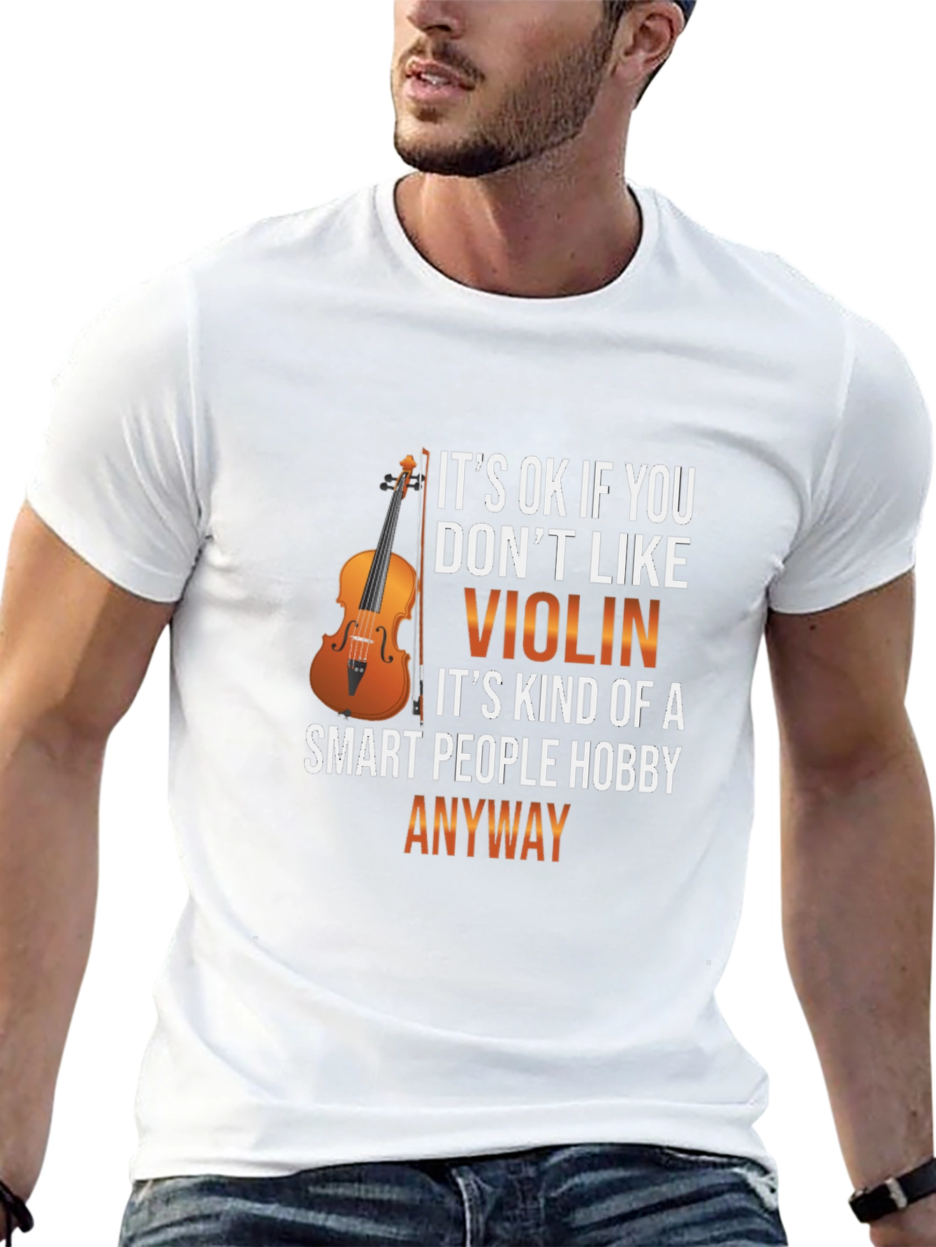 Violin Hobbyist T-Shirt - Smart People Anyway!