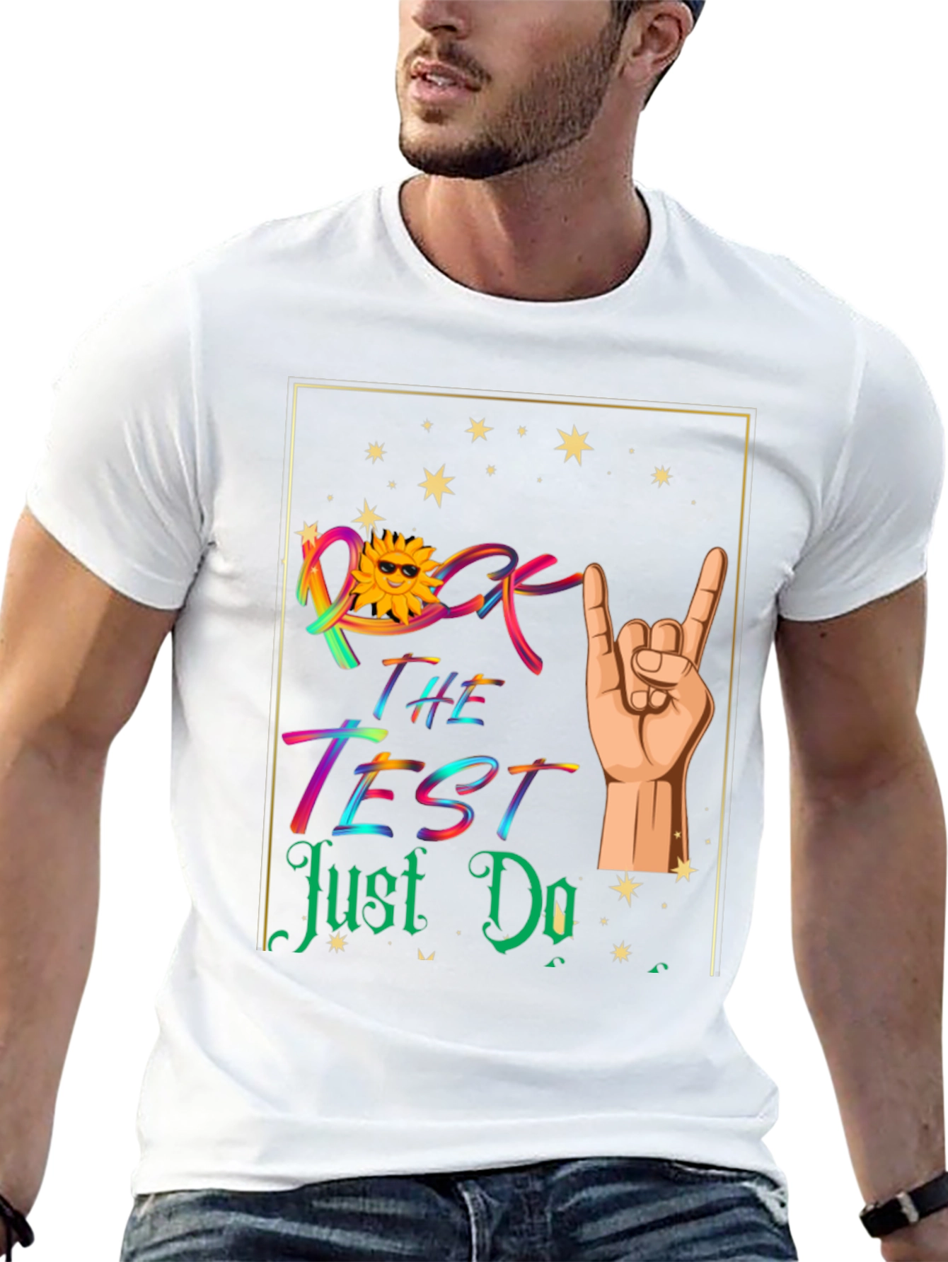 Rock the Test T-Shirt - Good Luck Exam Tee