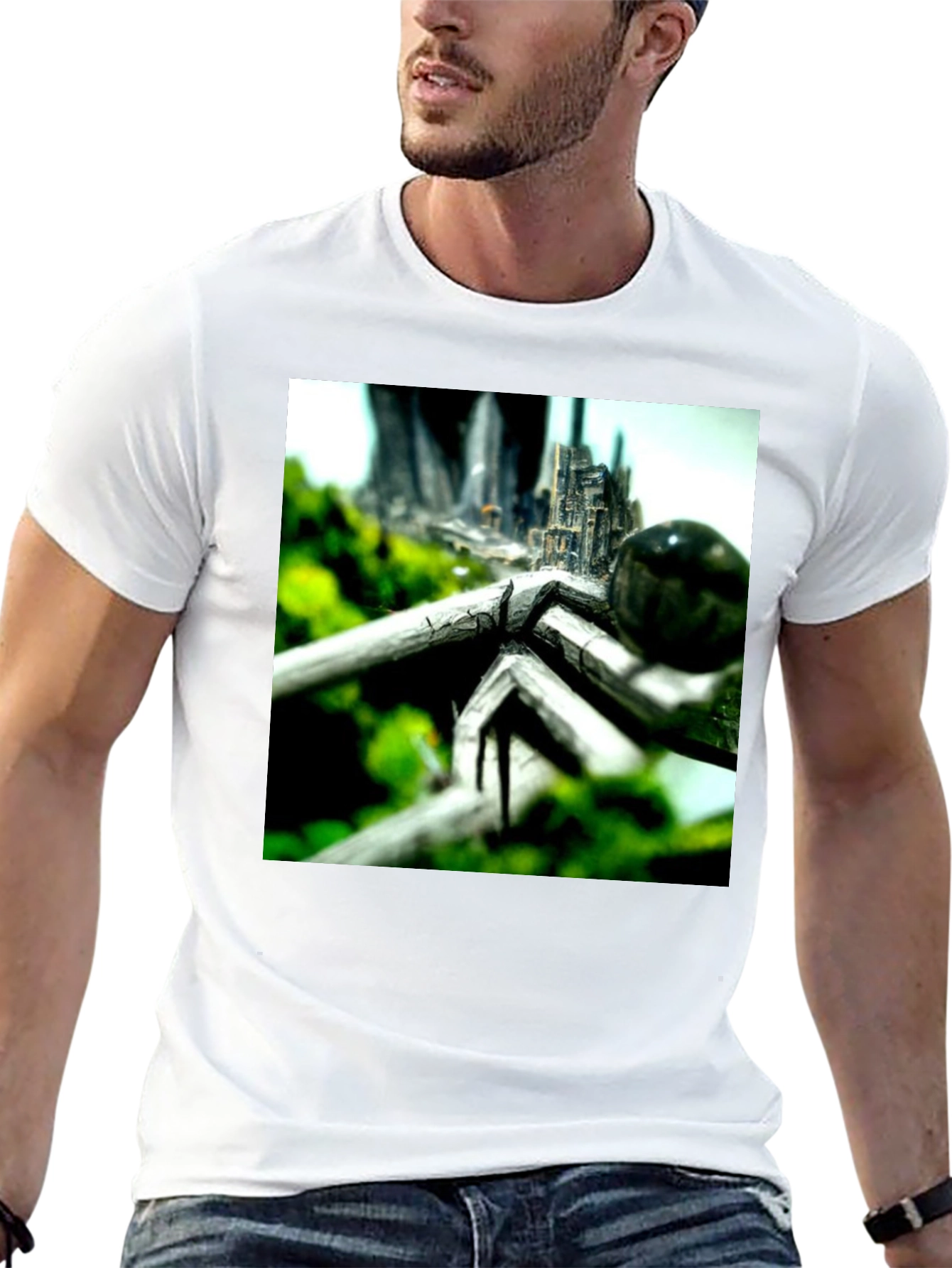 Abstract Nature City T-Shirt