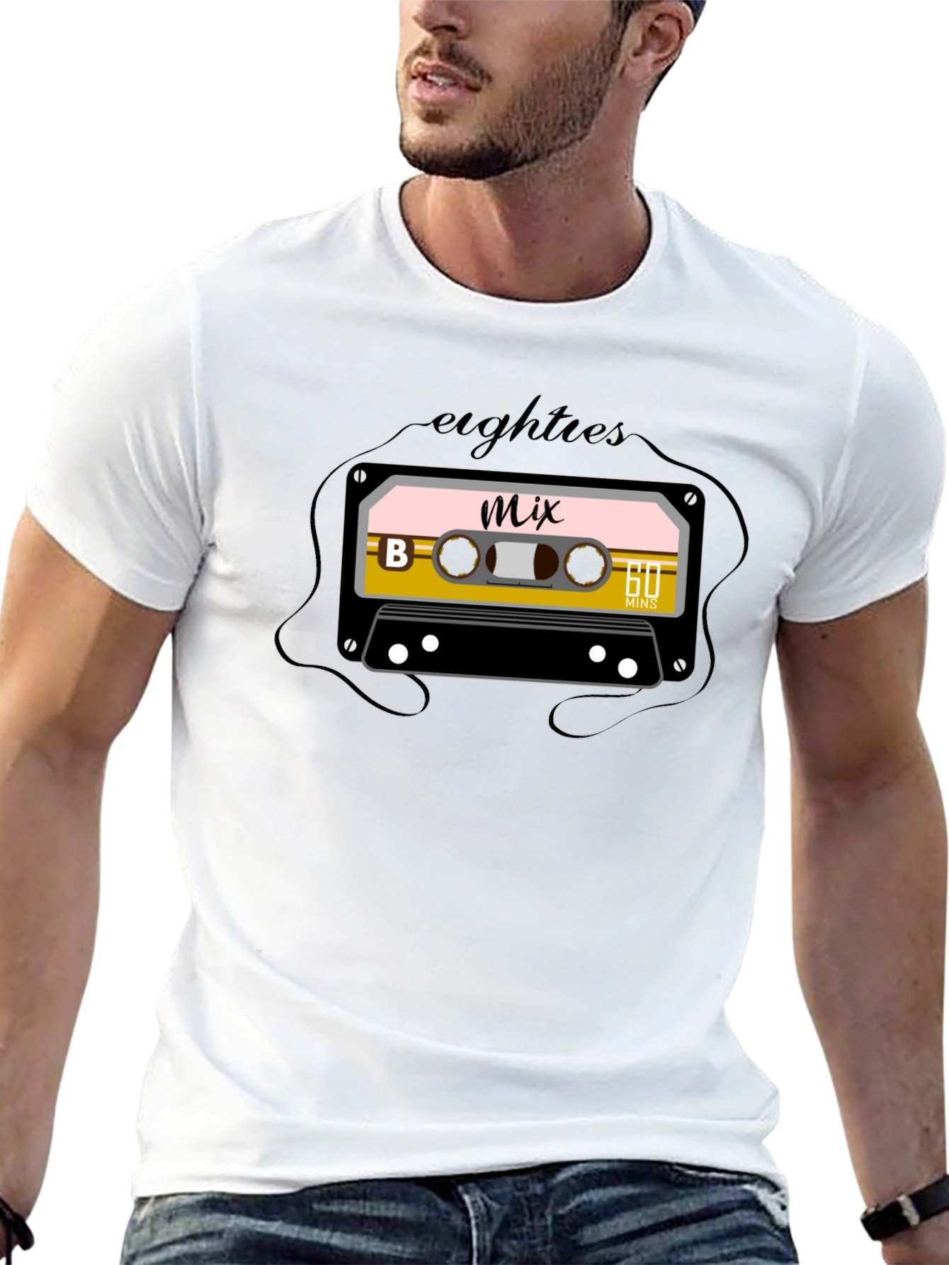 80s Retro Mix Tape Graphic Tee
