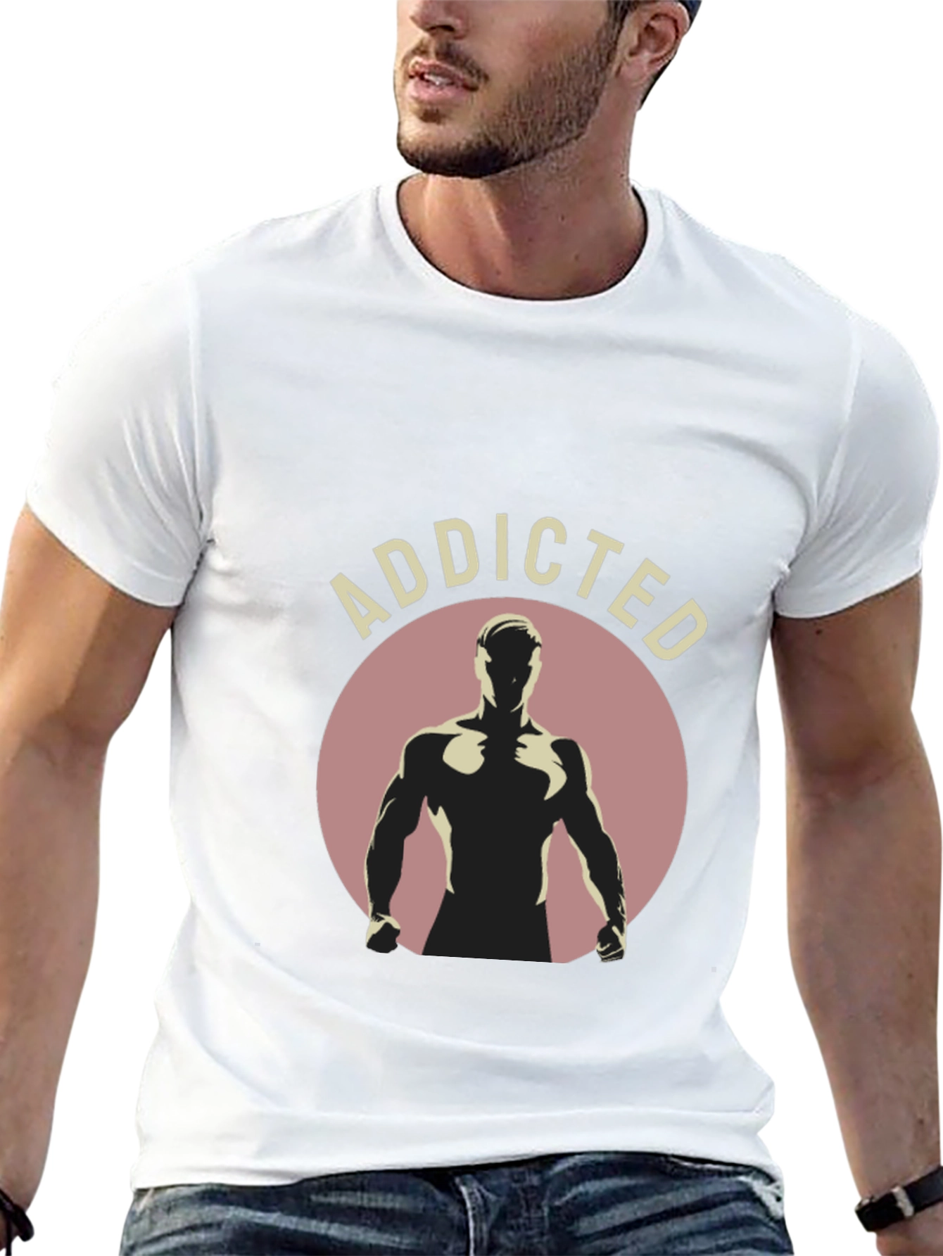 Addicted Graphic Tee - Mens Black T-Shirt