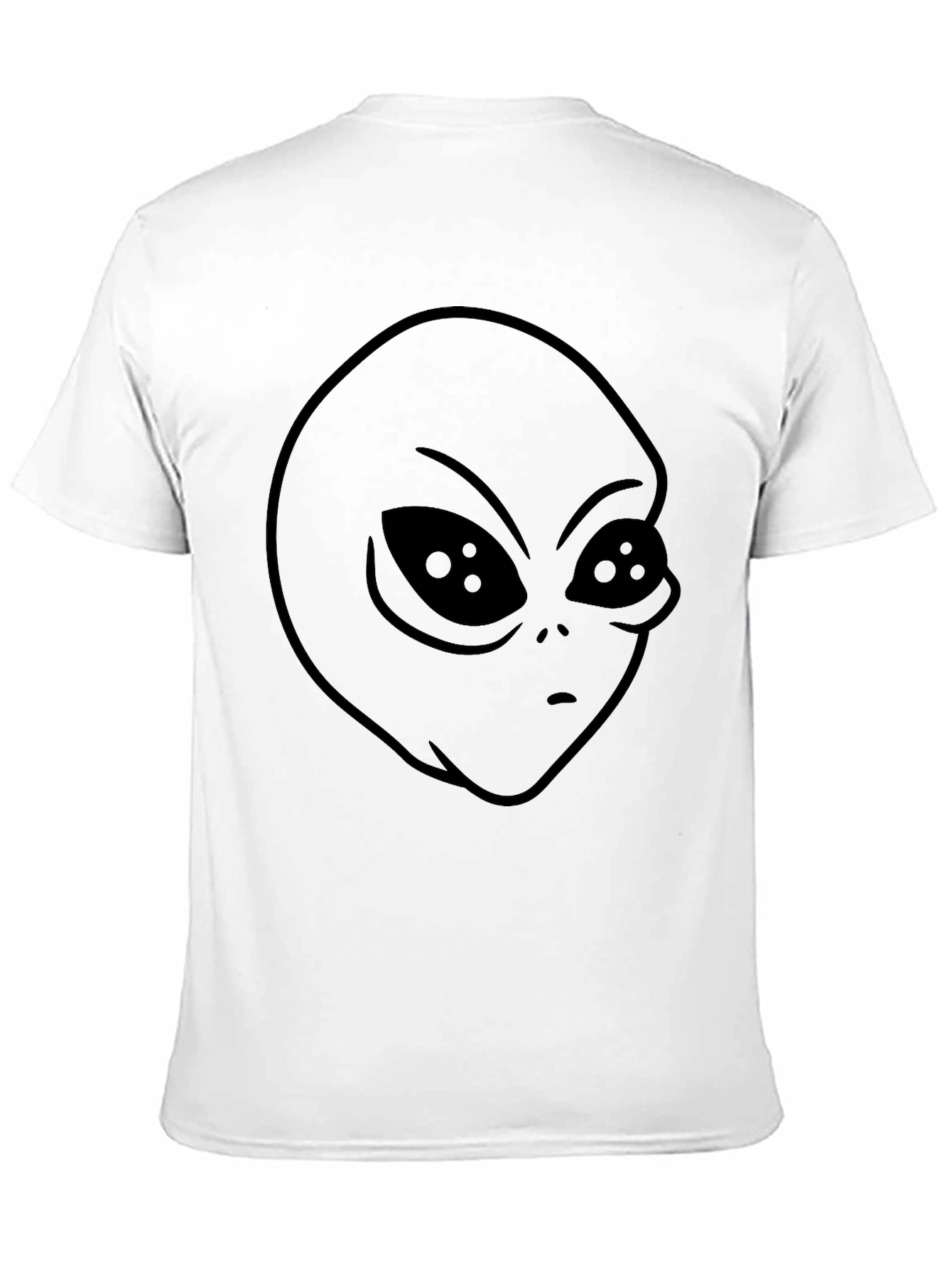 Alien Graphic Print T-Shirt - Black