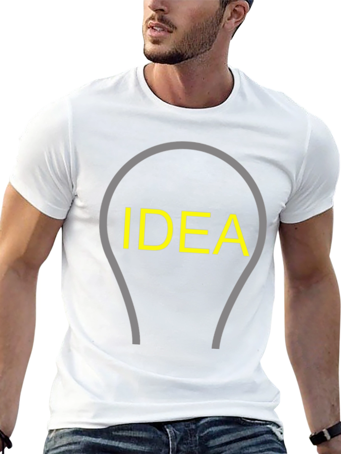 Idea Lightbulb T-Shirt - Creative Thinking Tee