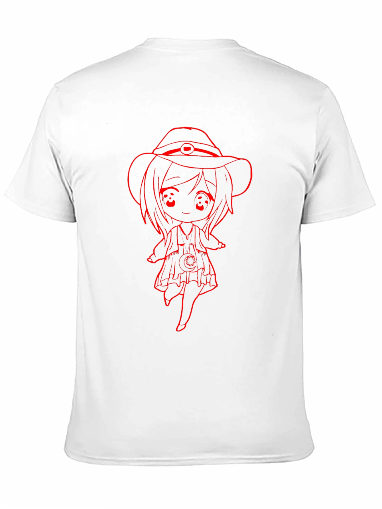 Cowgirl Anime Graphic T-Shirt - Black