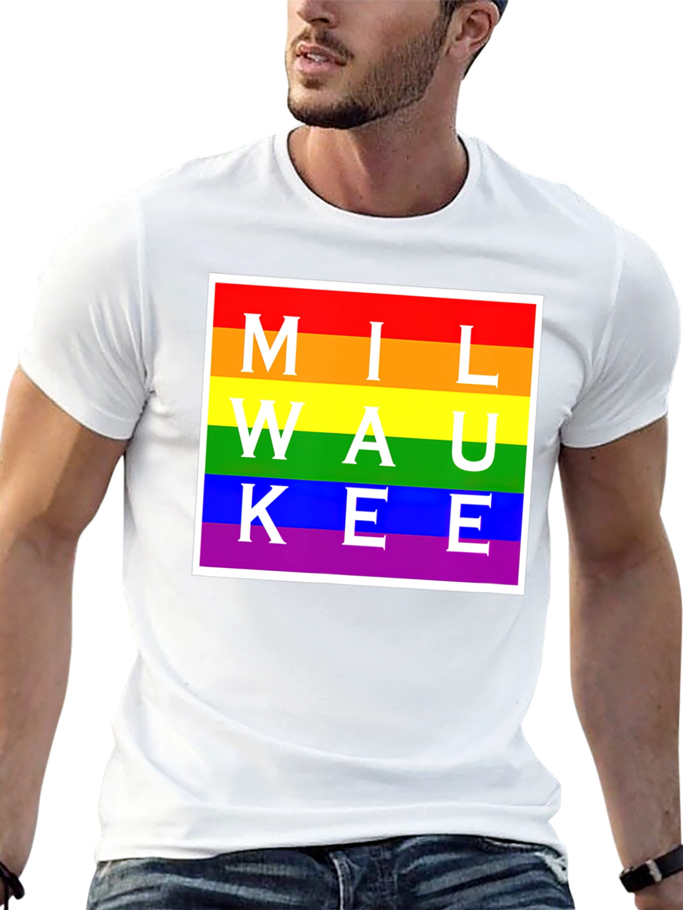 Milwaukee Pride Rainbow T-Shirt