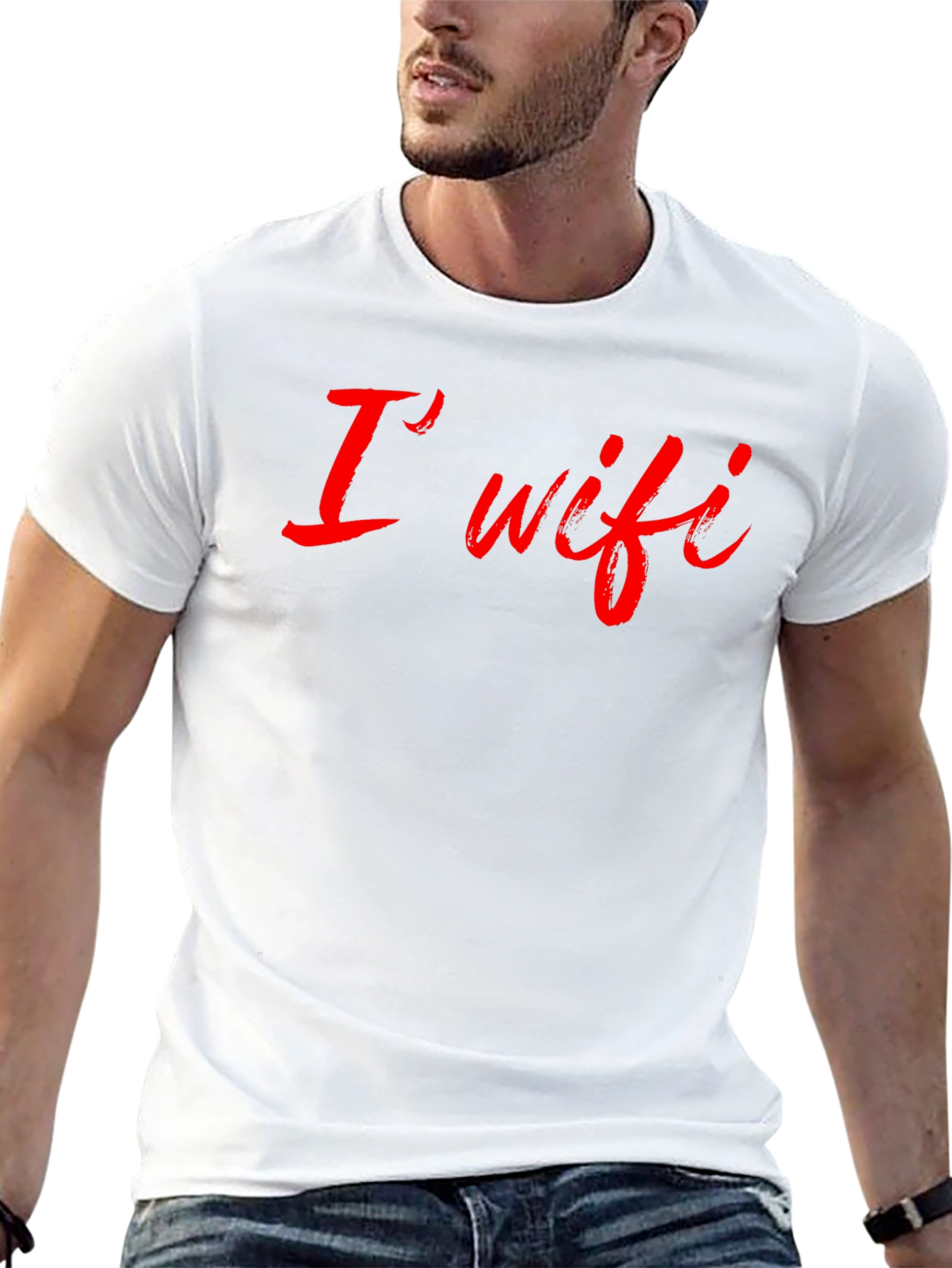 I Wifi T-Shirt Funny Slogan Tee
