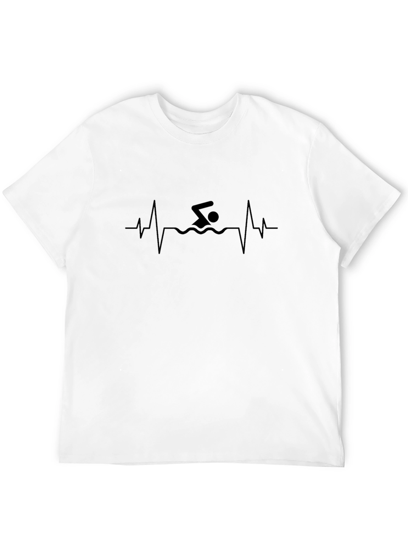 Swimmer Heartbeat Graphic Tee