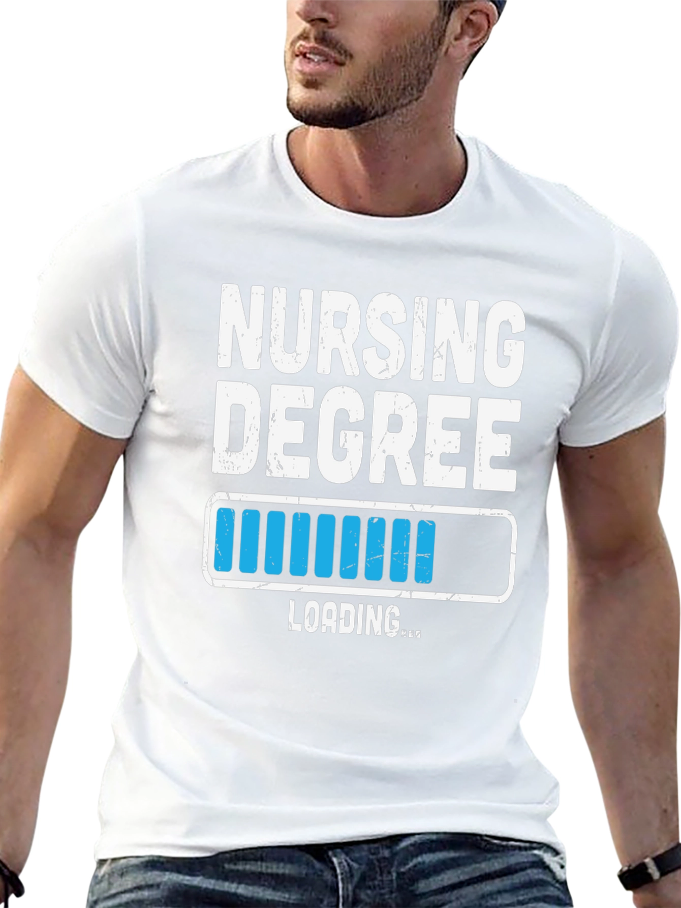 Nursing Degree Loading T-Shirt - Black