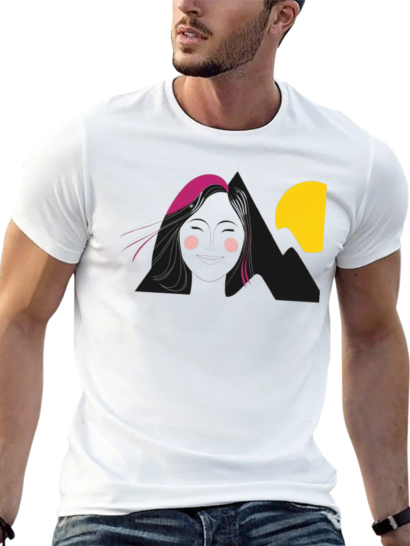 Mysterious Silhouette Graphic T-Shirt