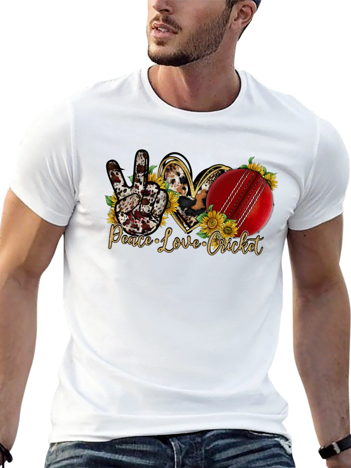 Peace Love Cricket T-Shirt: Unisex Graphic Tee
