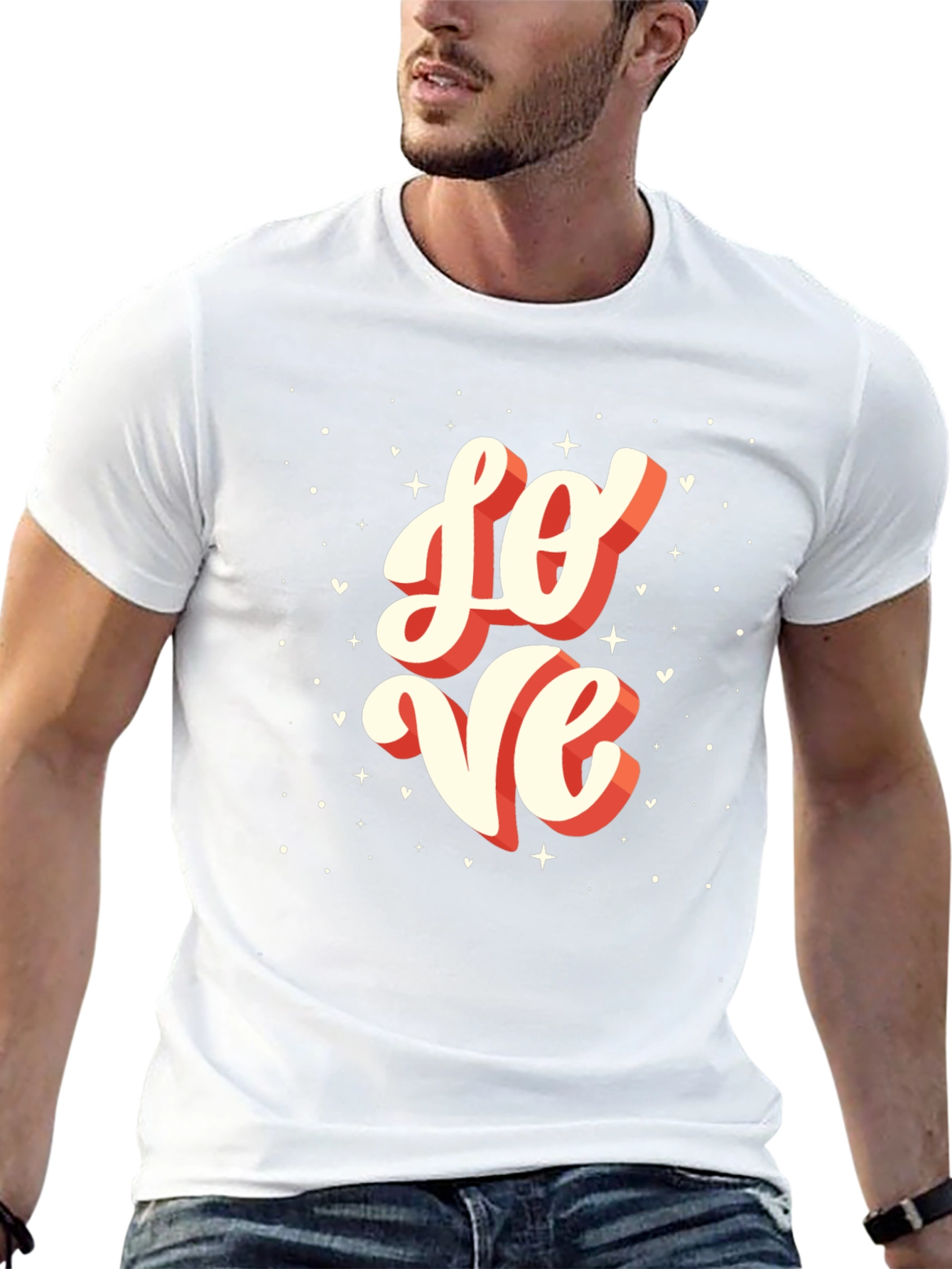 Love Graphic Tee - Black Casual T-Shirt