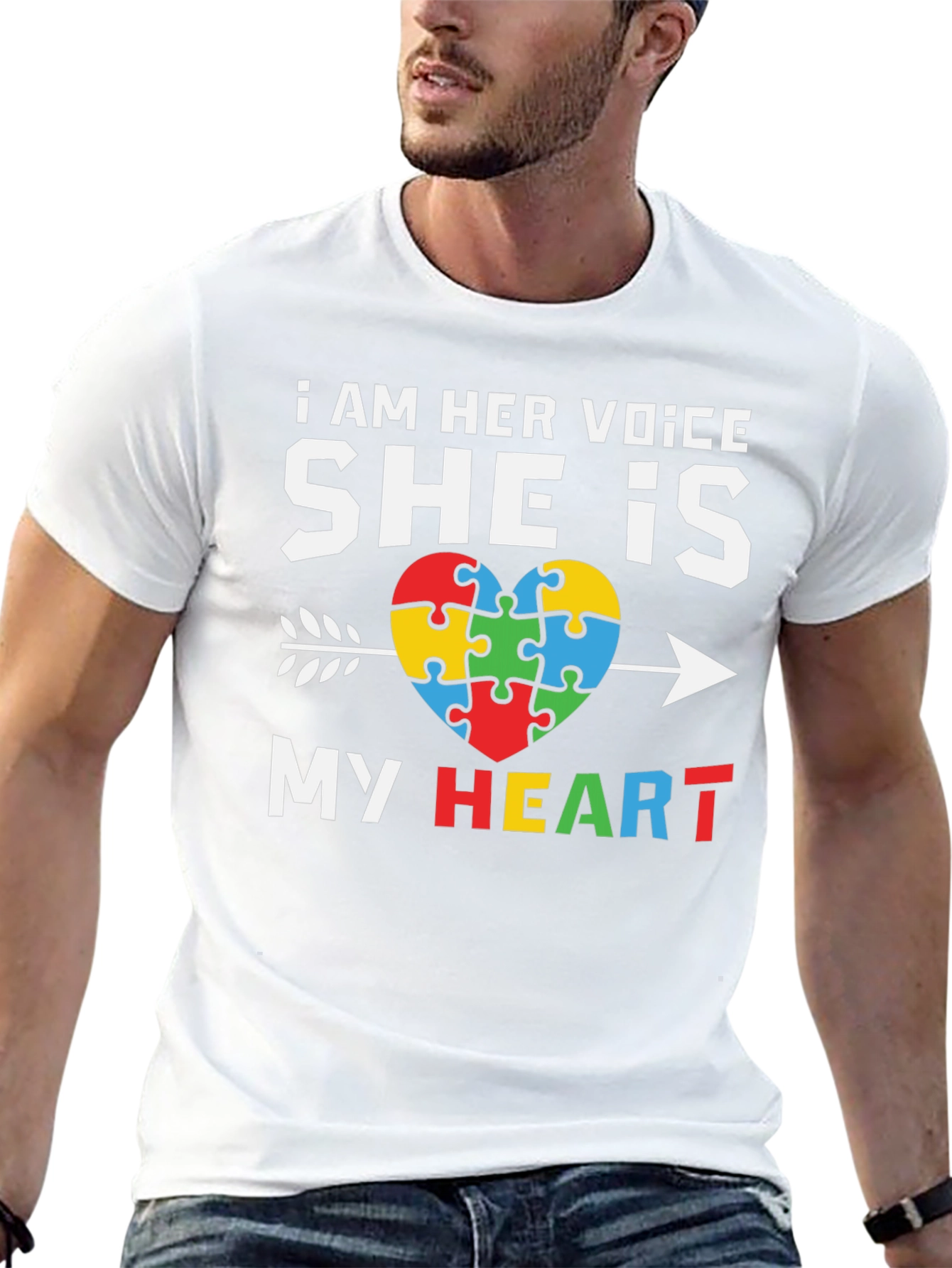 I Am Her Voice Autism Awareness T-Shirt