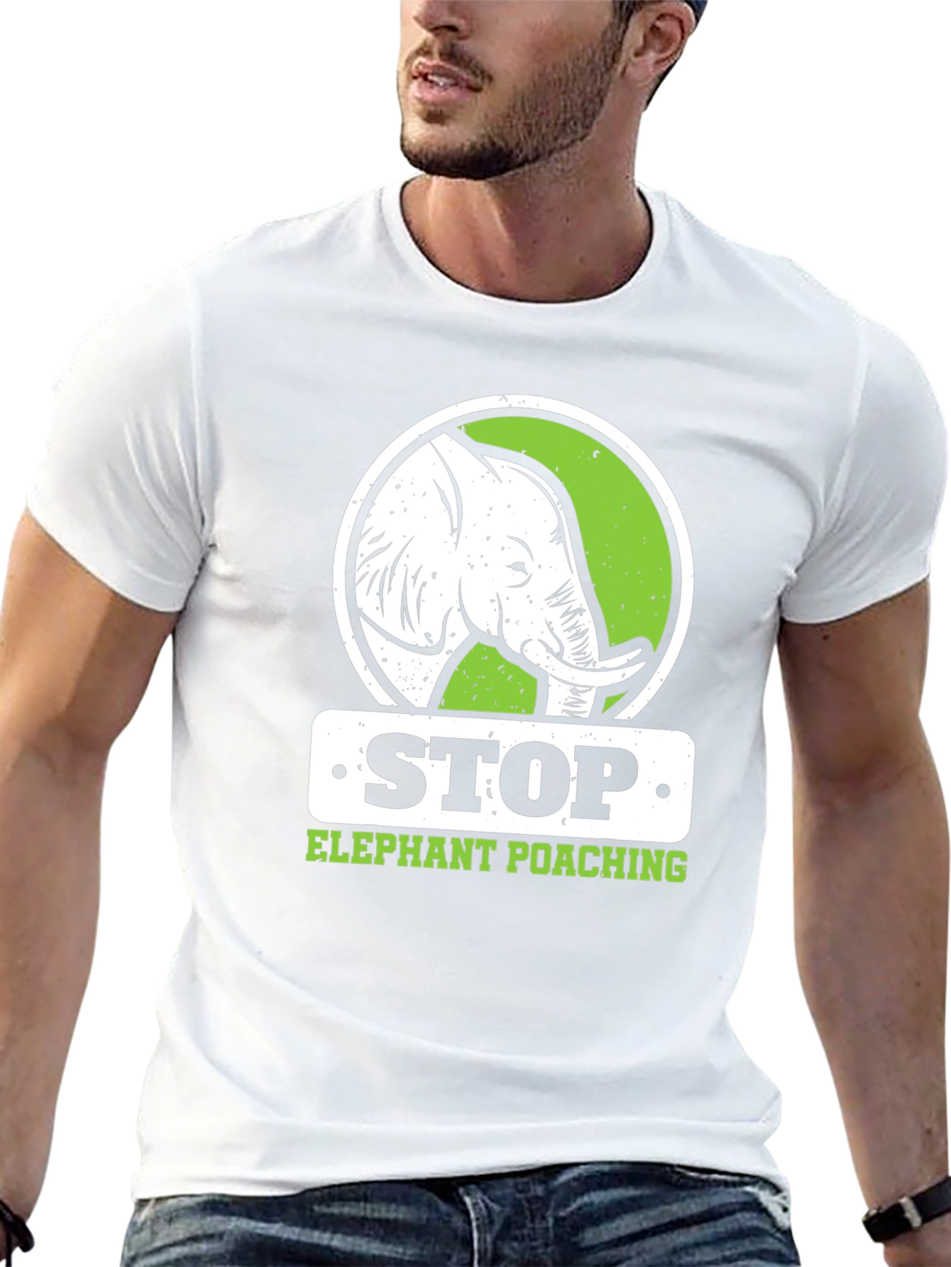 Stop Elephant Poaching Graphic T-Shirt