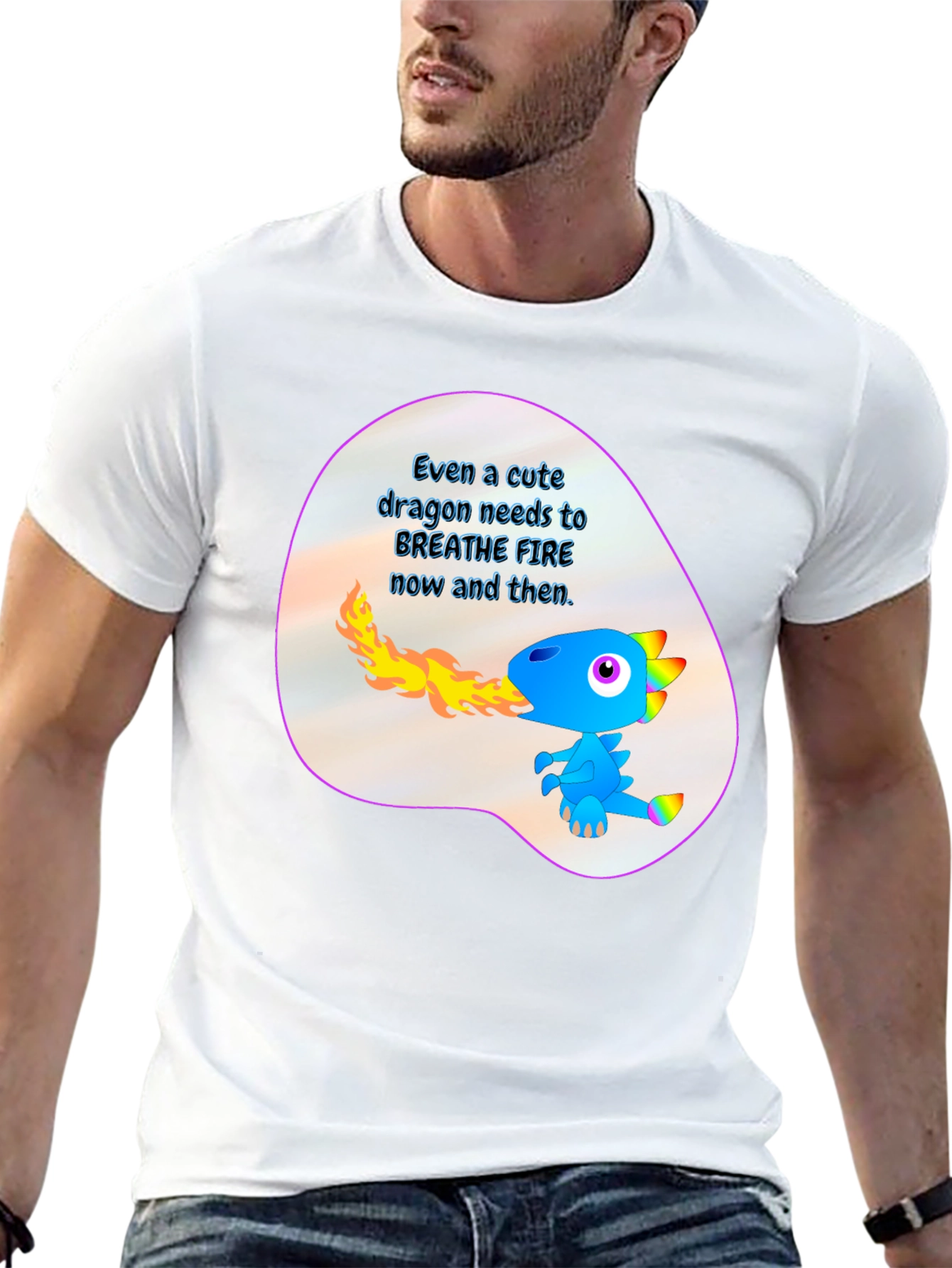 Cute Dragon Fire T-Shirt