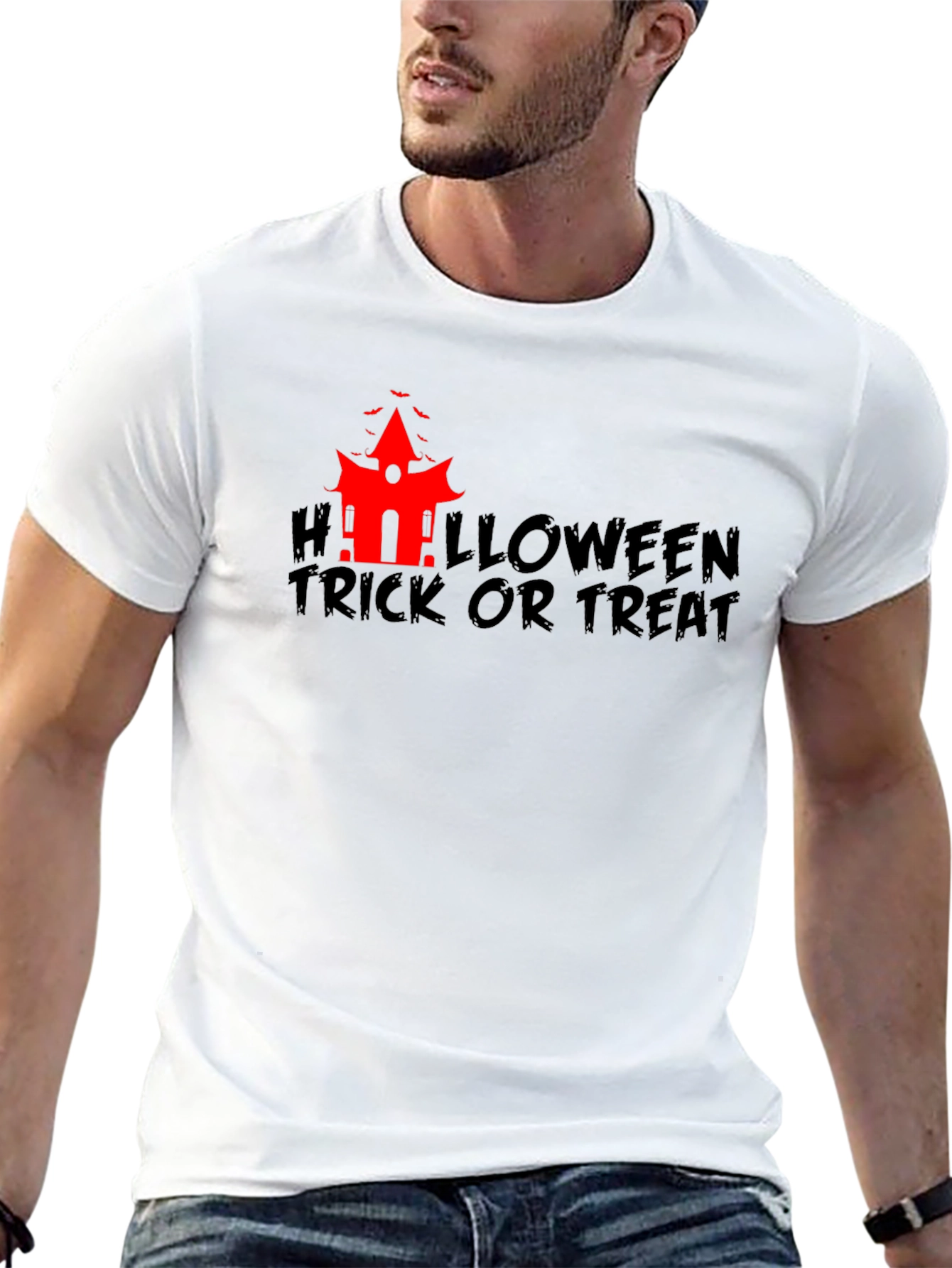 Halloween Trick or Treat Graphic Tee