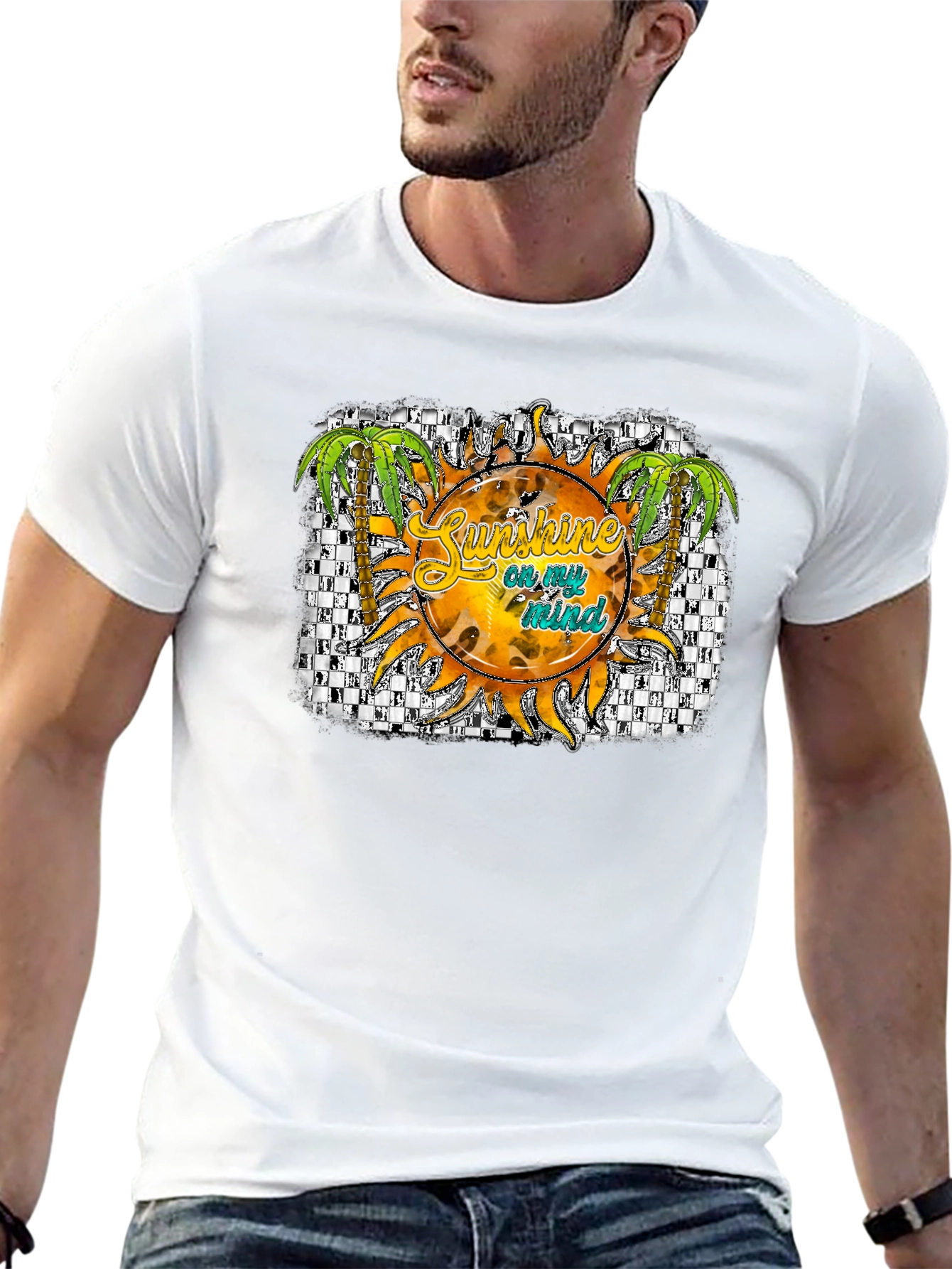 Sunshine On My Mind Black Graphic Tee