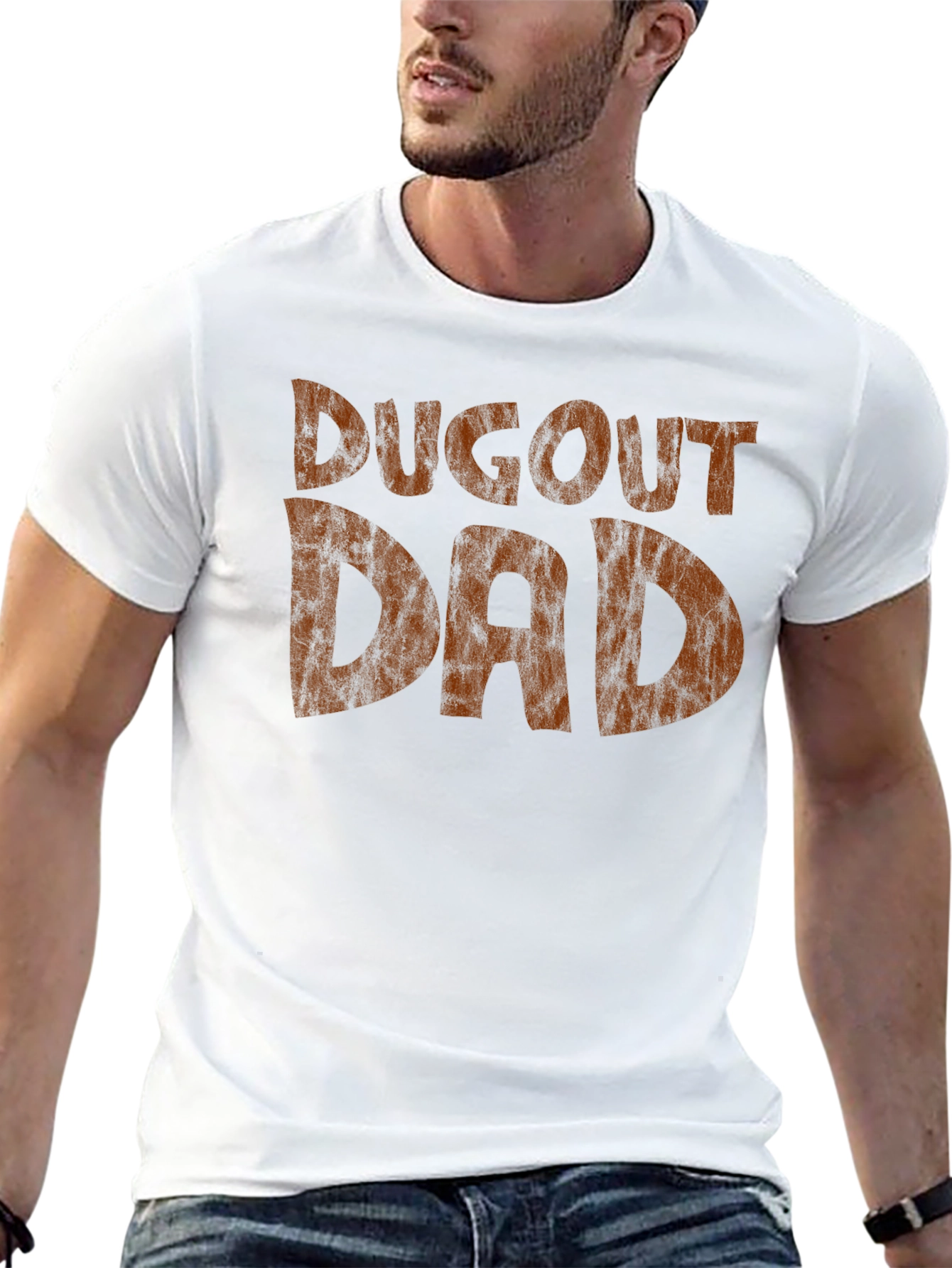 Dugout Dad T-Shirt - Baseball Fan Apparel