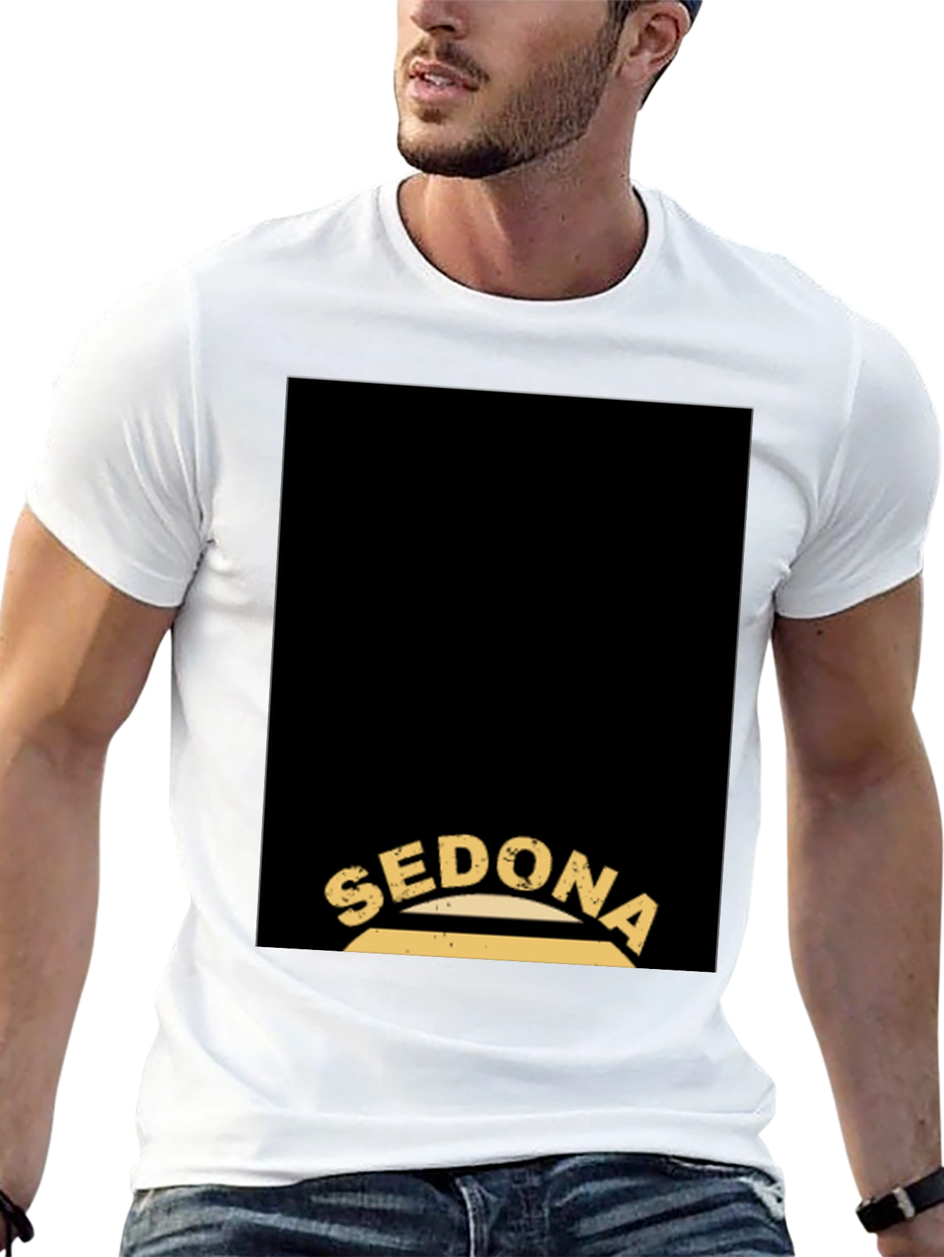 Sedona Graphic Tee - Retro Style Black