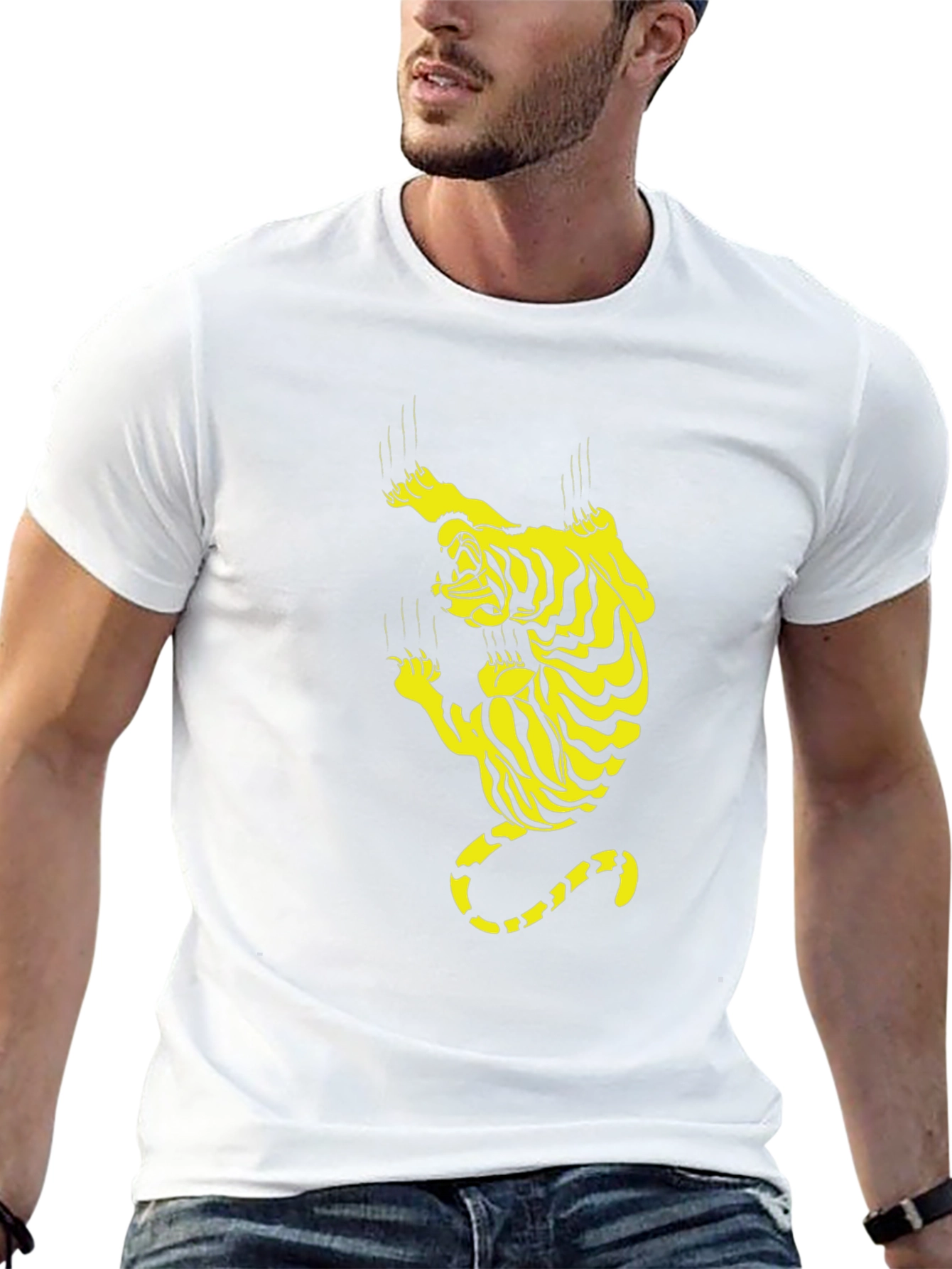Tiger Graphic Black T-Shirt