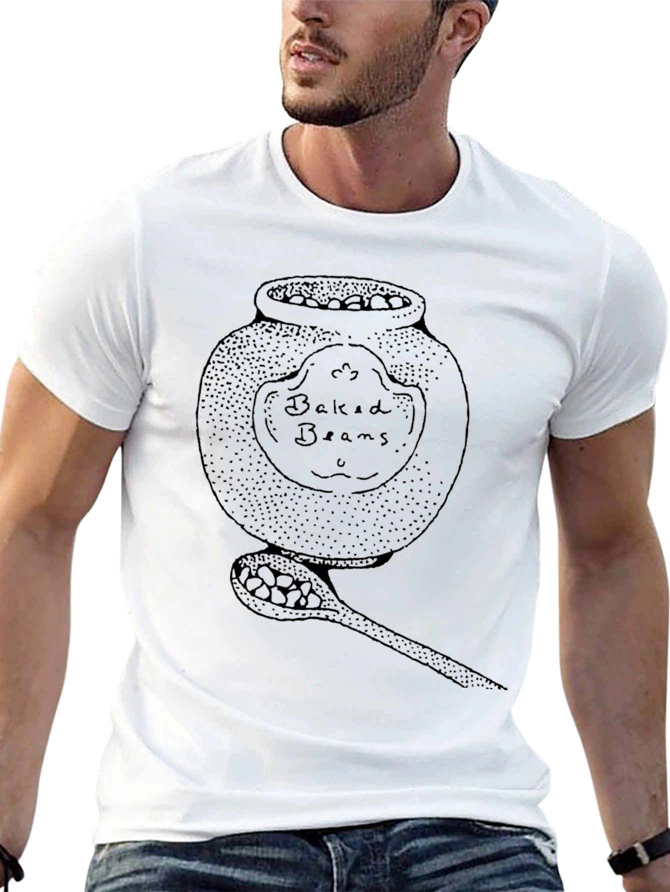 Baked Beans Graphic T-Shirt - Foodie Tee
