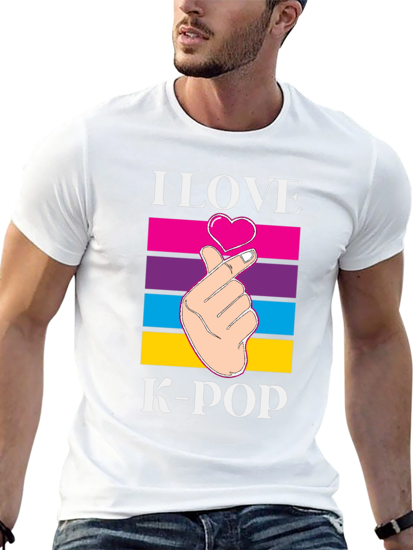 I Love K-Pop Graphic Tee