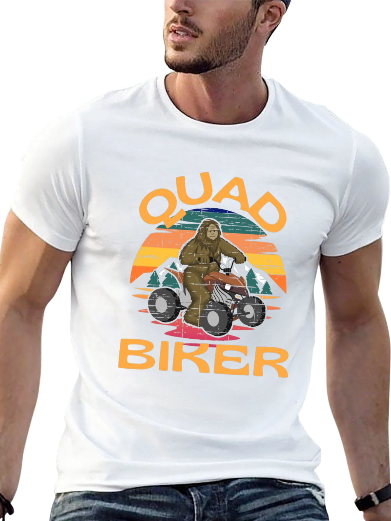 Quad Biker Bigfoot T-Shirt - Off Road Adventure