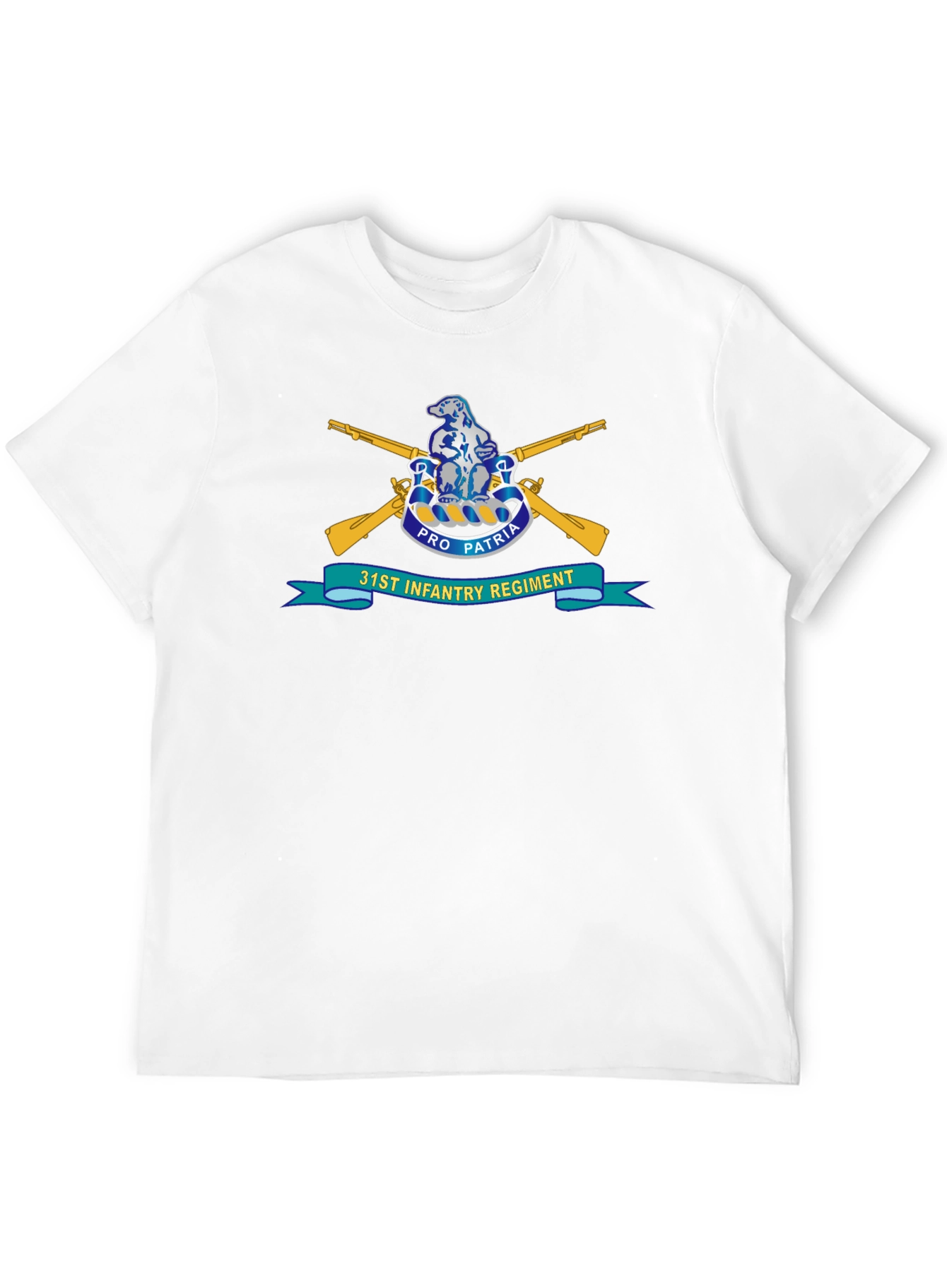 31st Infantry Regiment T-Shirt - Black