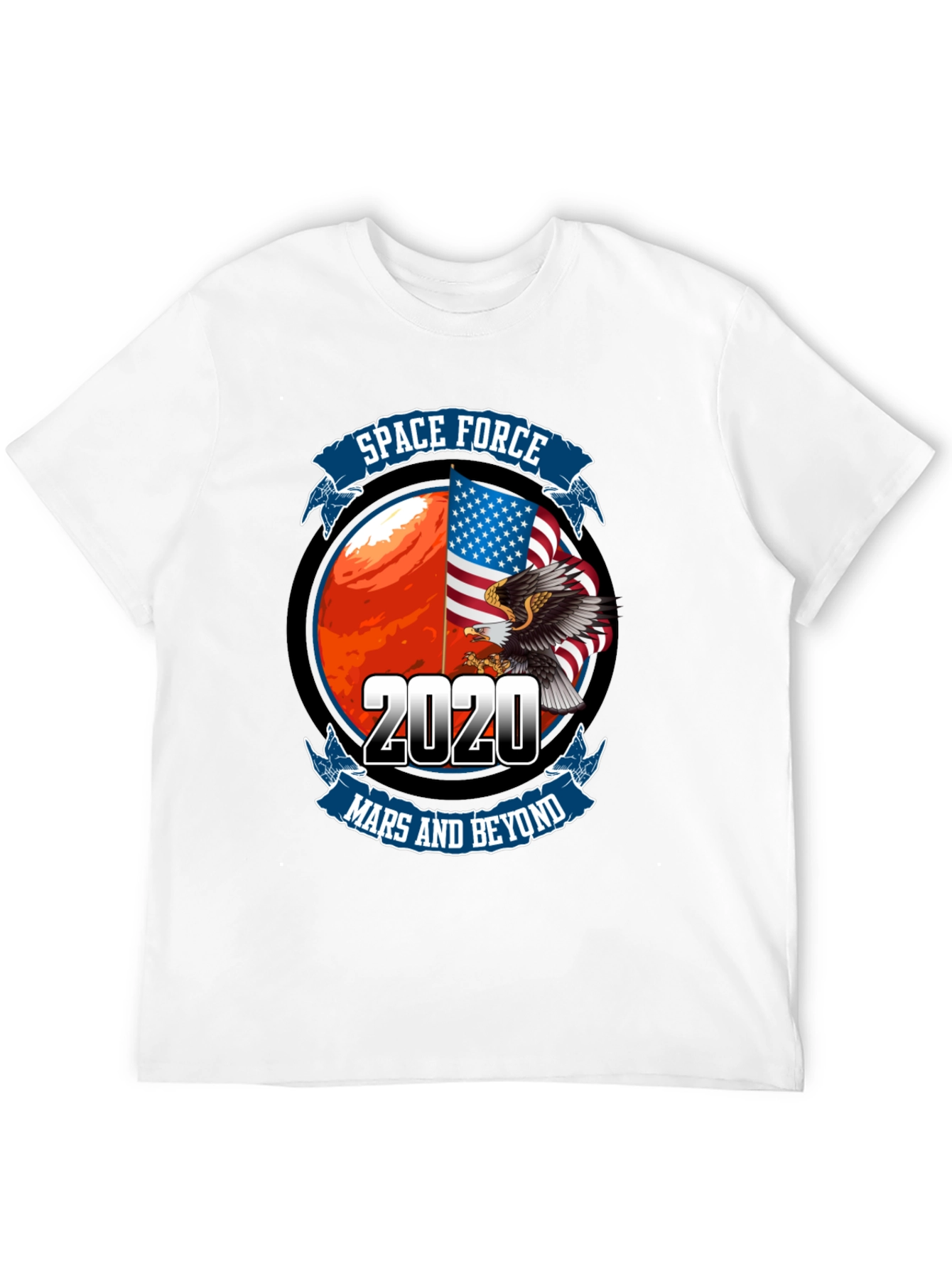 Space Force 2020 Mars and Beyond T-Shirt